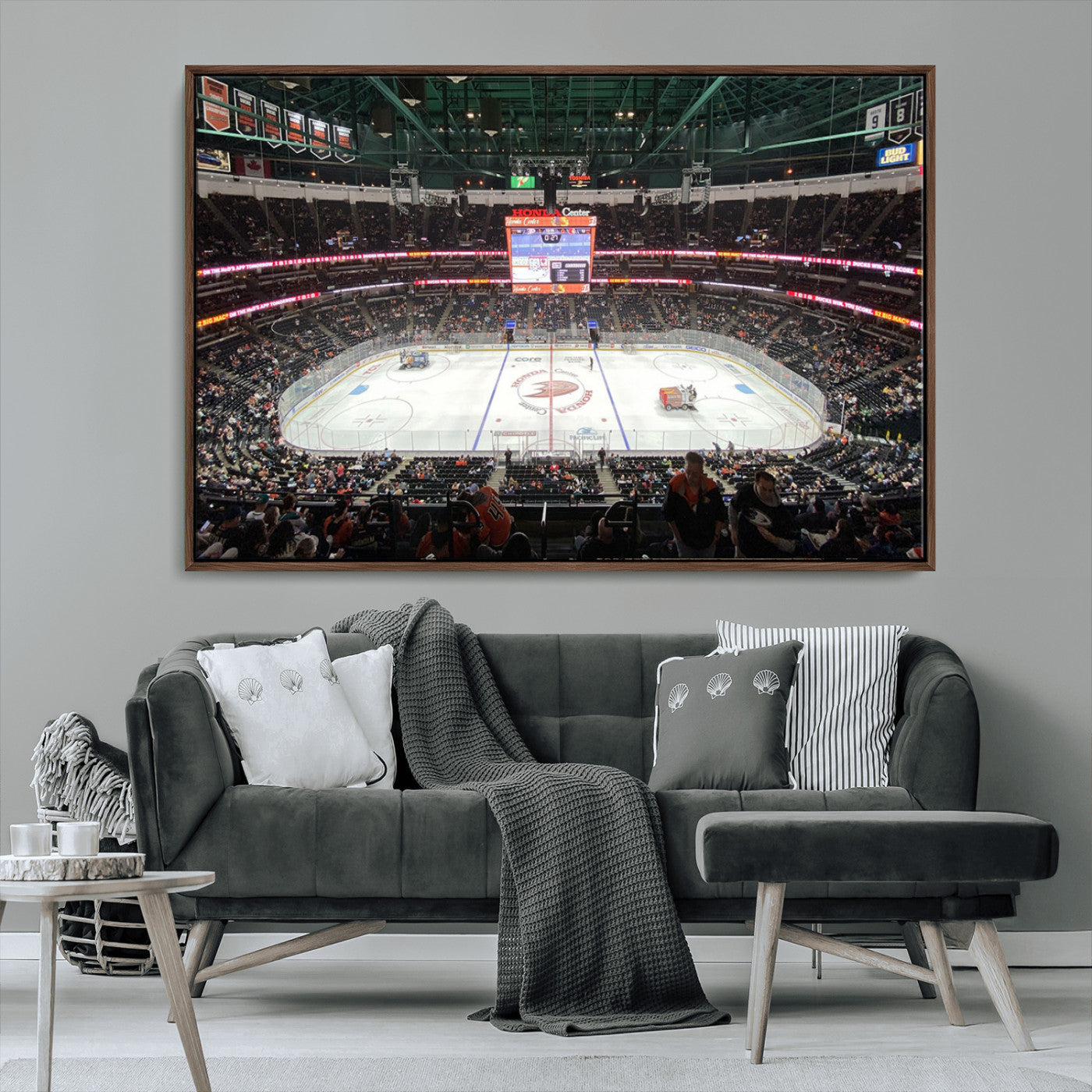 MGV-FC-36X24 - Honda Center California Anaheim Ducks Ice Hockey Stadium Canvas Print Wall Art
