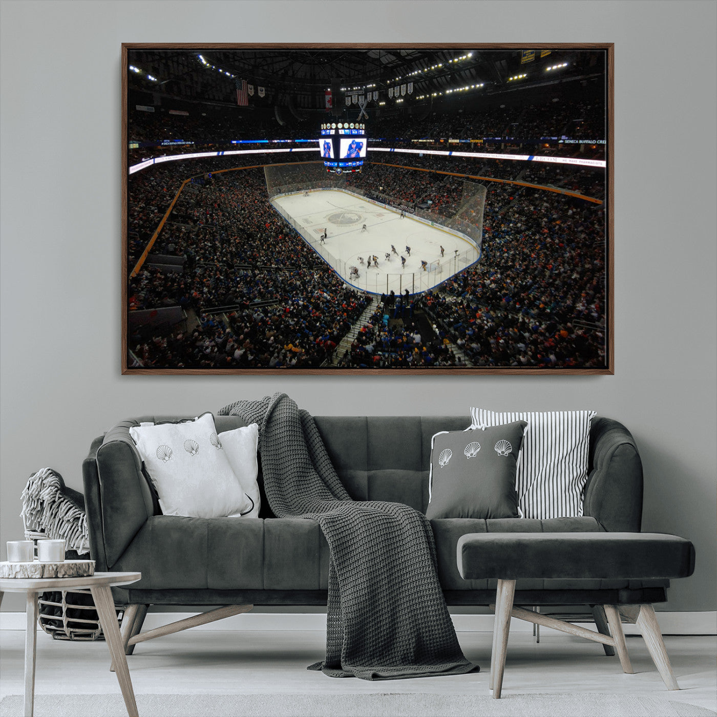 MGV-FC-36X24 - KeyBank Center New York Buffalo Sabres Hockey Stadium Canvas Print Wall Art