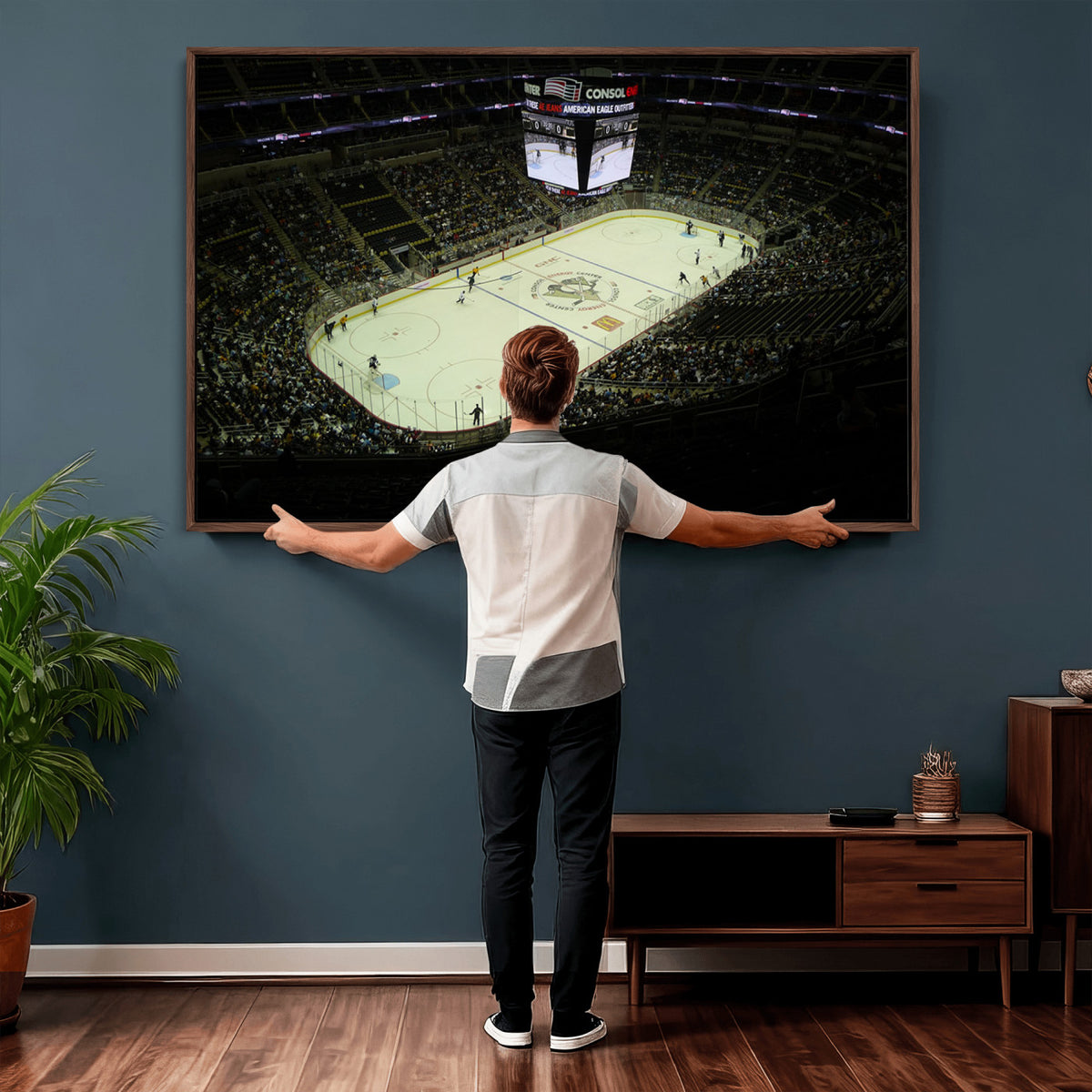 52168-MGV-CV-36X24 - PPG Paints Arena Pennsylvania Pittsburgh Penguins Hockey
