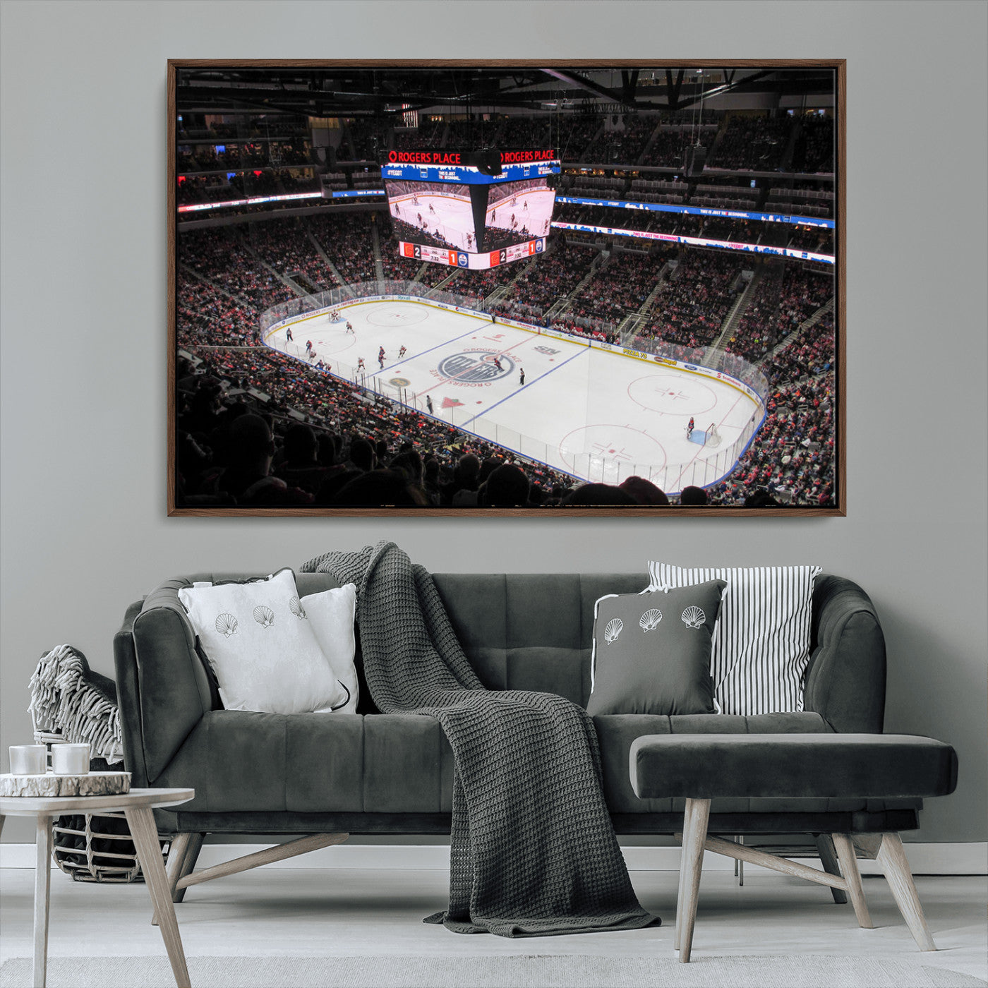MGV-FC-36X24 - Rogers Place Edmonton Oilers Ice Hockey Stadium Wall Art, Rogers Place Edmonton Oilers Wall Art