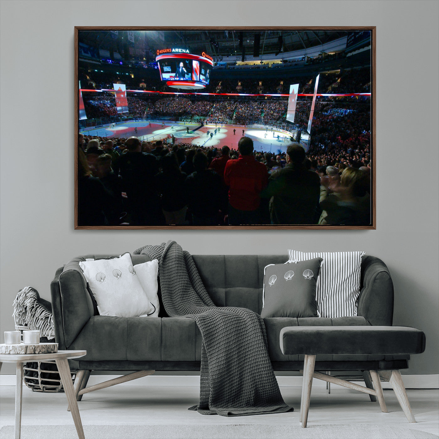 MGV-FC-36X24 - Rogers Arena Vancouver Canucks Ice Hockey Stadium Wall Art, Vancouver Canucks Ice Hockey Print