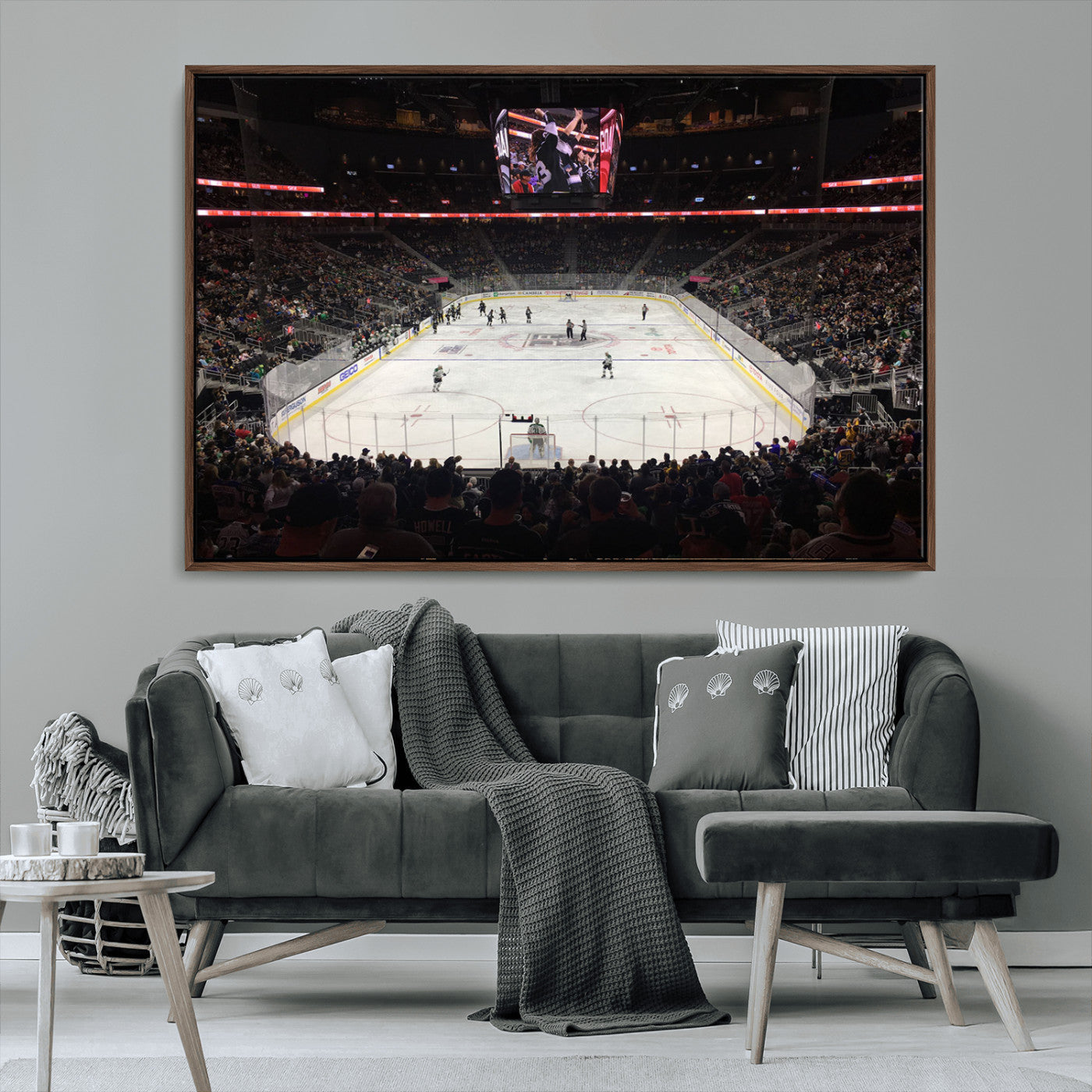 MGV-FC-36X24 - T Mobile Arena Paradise Nevada Vegas Golden Knights Ice Hockey Stadium Canvas Print Wall Art