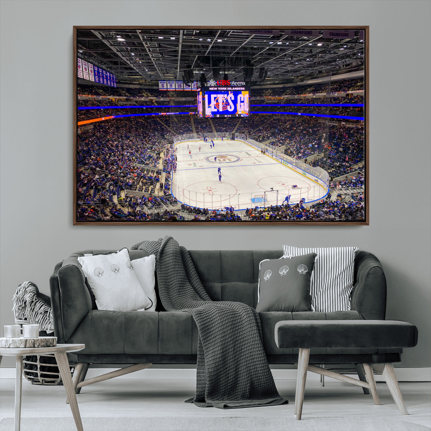 MGV-FC-36X24 - UBS Arena Elmont New York Islanders Ice Hockey Wall Art, UBS Arena Elmont Wall Art Canvas Print