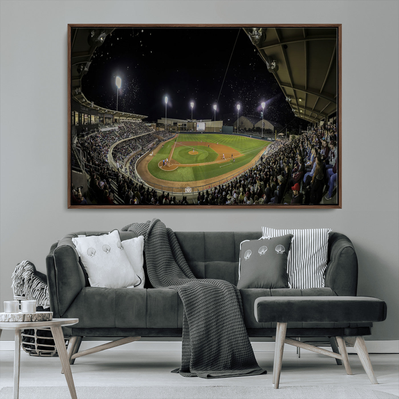 MGV-FC-36X24 - Olsen Field at Blue Bell Park - Texas A&M Aggies Baseball Stadium Wall Art Canvas Print
