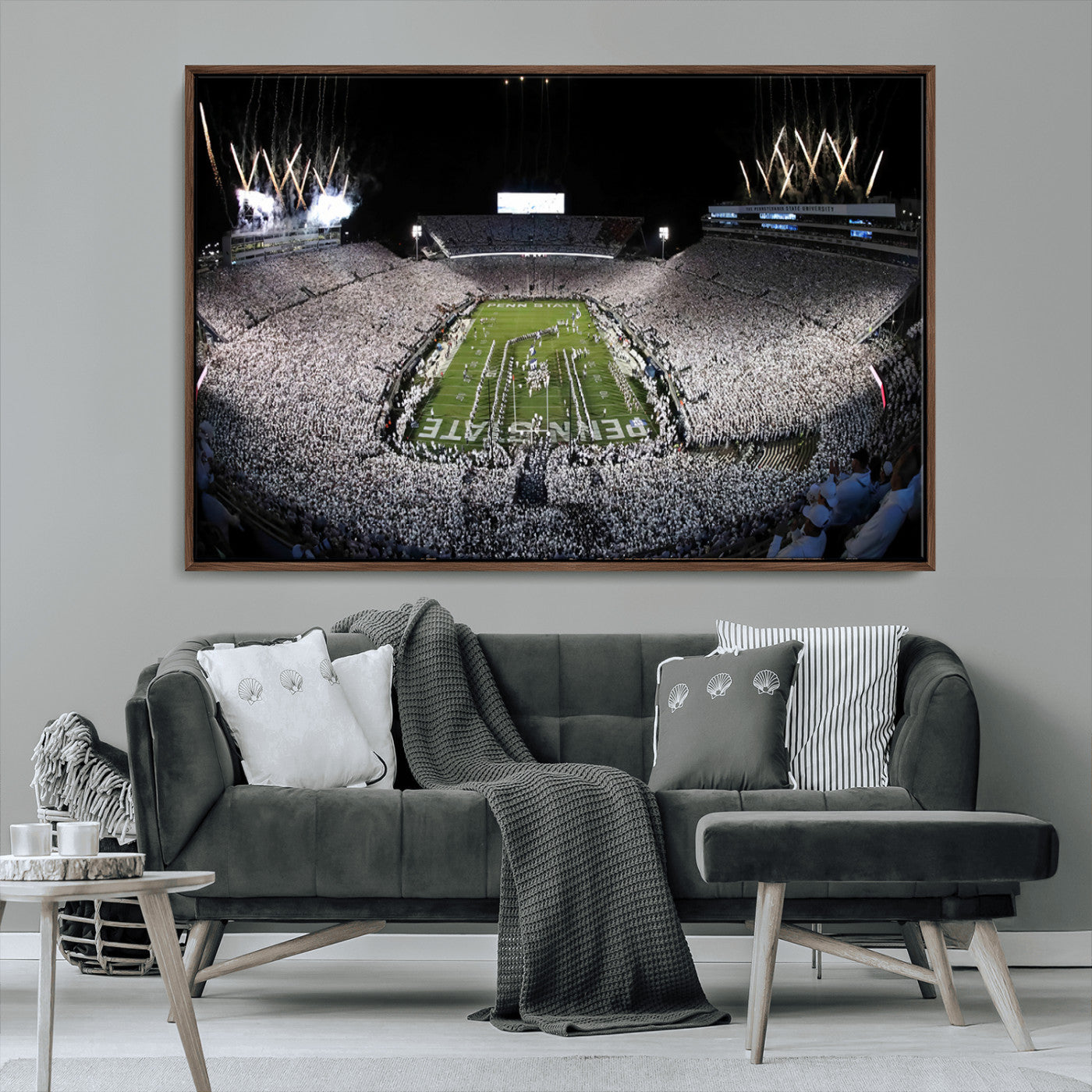 84537-MGV-CV-36X24-Penn State Beaver Stadium Canvas Wall Art - Nittany Lions Football Print