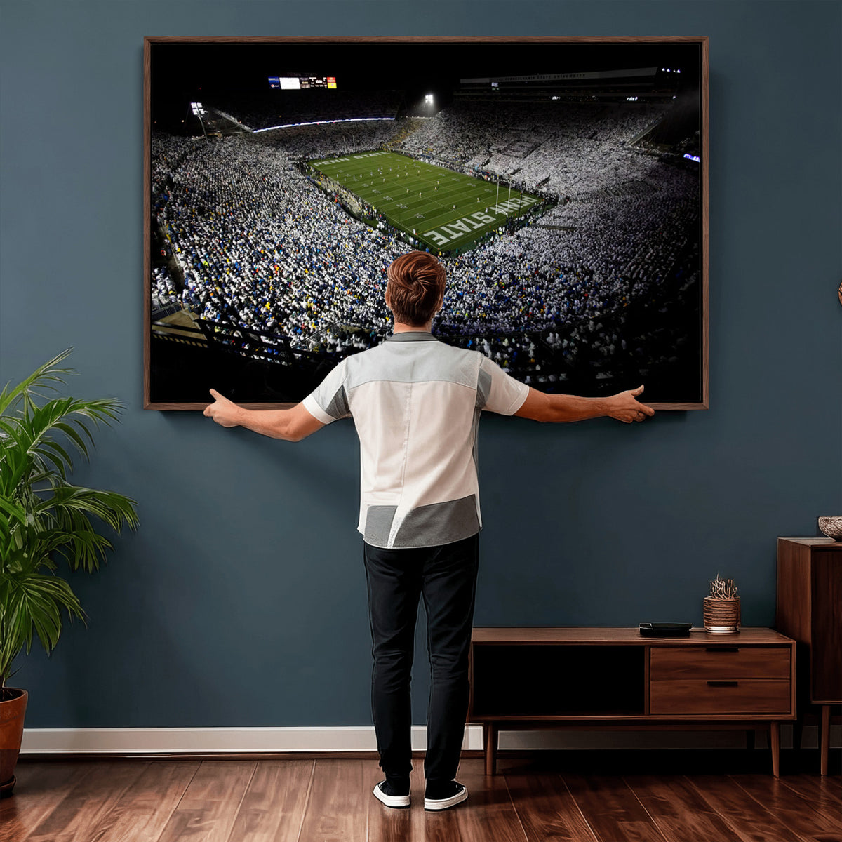 96825-MGV-CV-36X24 - Penn State Football Stadium Wall Art - Beaver Stadium Canvas Print
