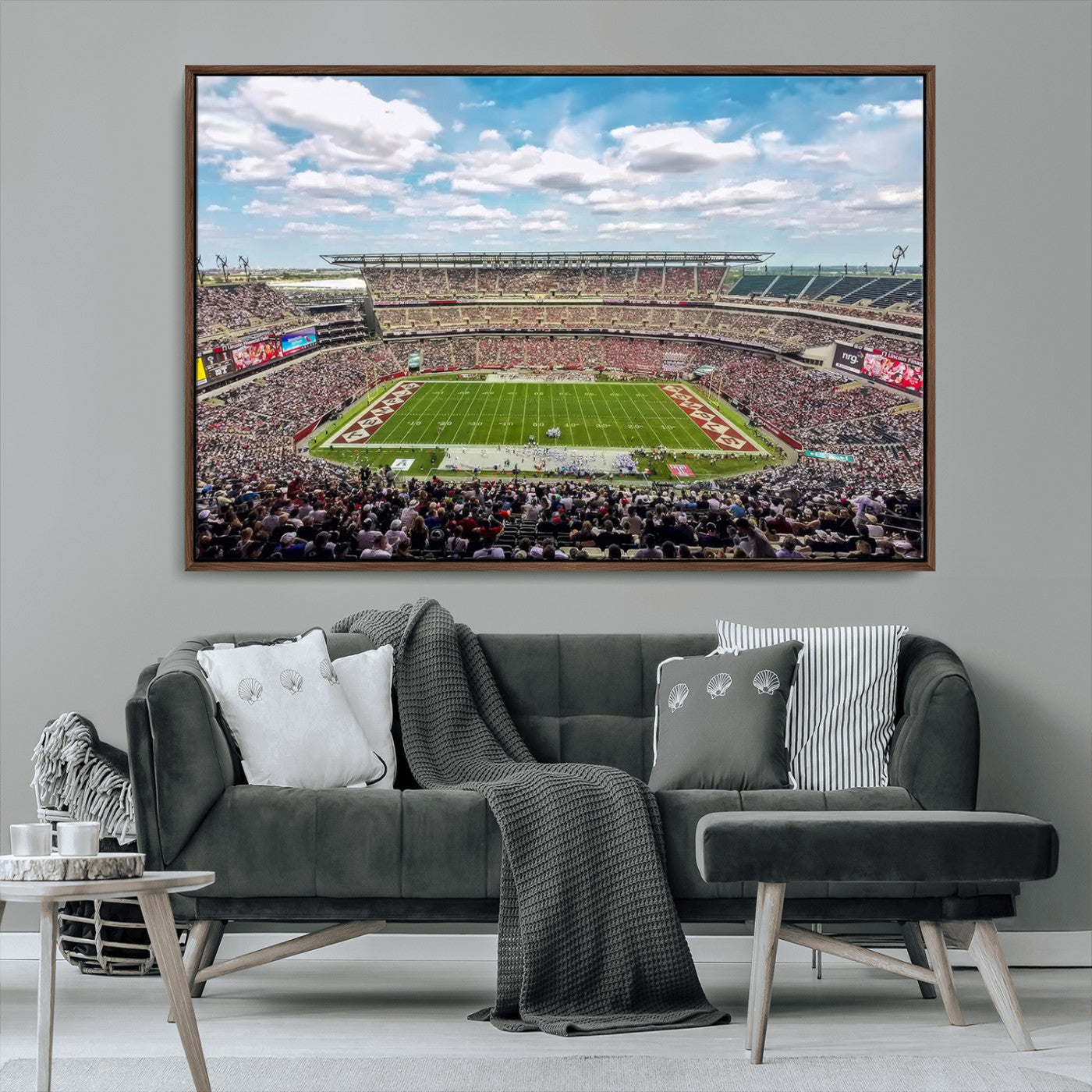 MGV-FC-36X24 - The Temple University Owls Athletics Team Print - Philadelphia Lincoln Financial Field Stadium Wall