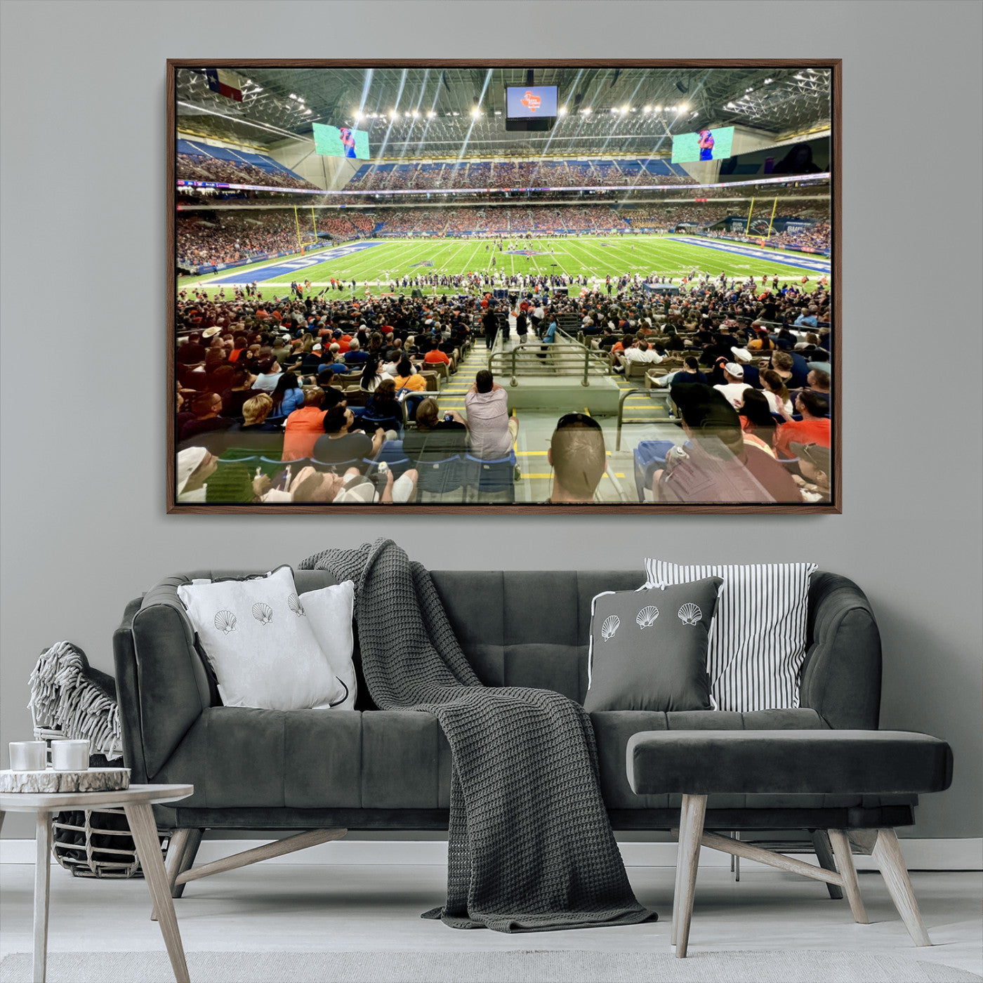 MGV-FC-36X24 - The University of Texas at San Antonio Roadrunners Football Team Print - San Antonio Alamodome Wall
