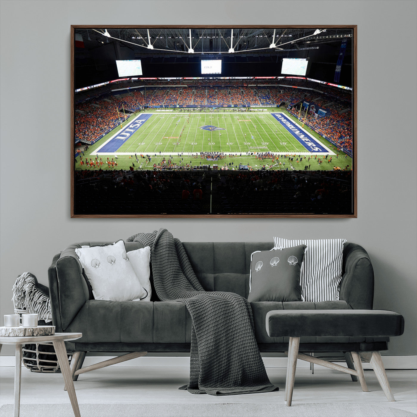 MGV-FC-36X24 - The University of Texas at San Antonio Roadrunners Football Team Print - San Antonio Alamodome Wall