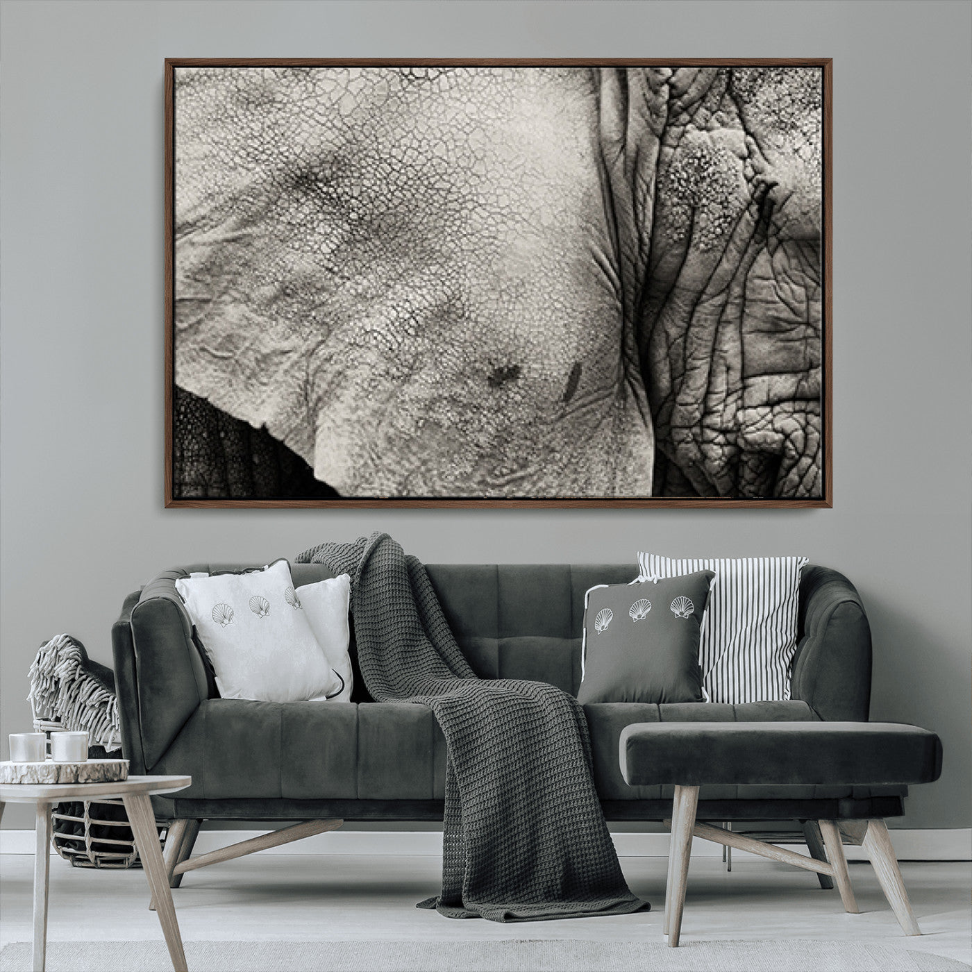 MGV-FC-36X24 - Elephant Wall Art Canvas Print