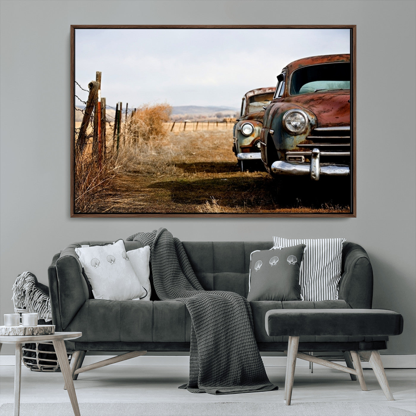 MGV-FC-36X24 - Classic Cars Vintage Wall Art Canvas Print