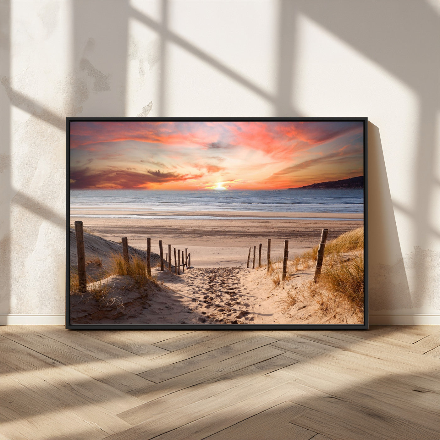 MGV-FC-36X24 - Sunset on the Sea Wall Art Canvas Print
