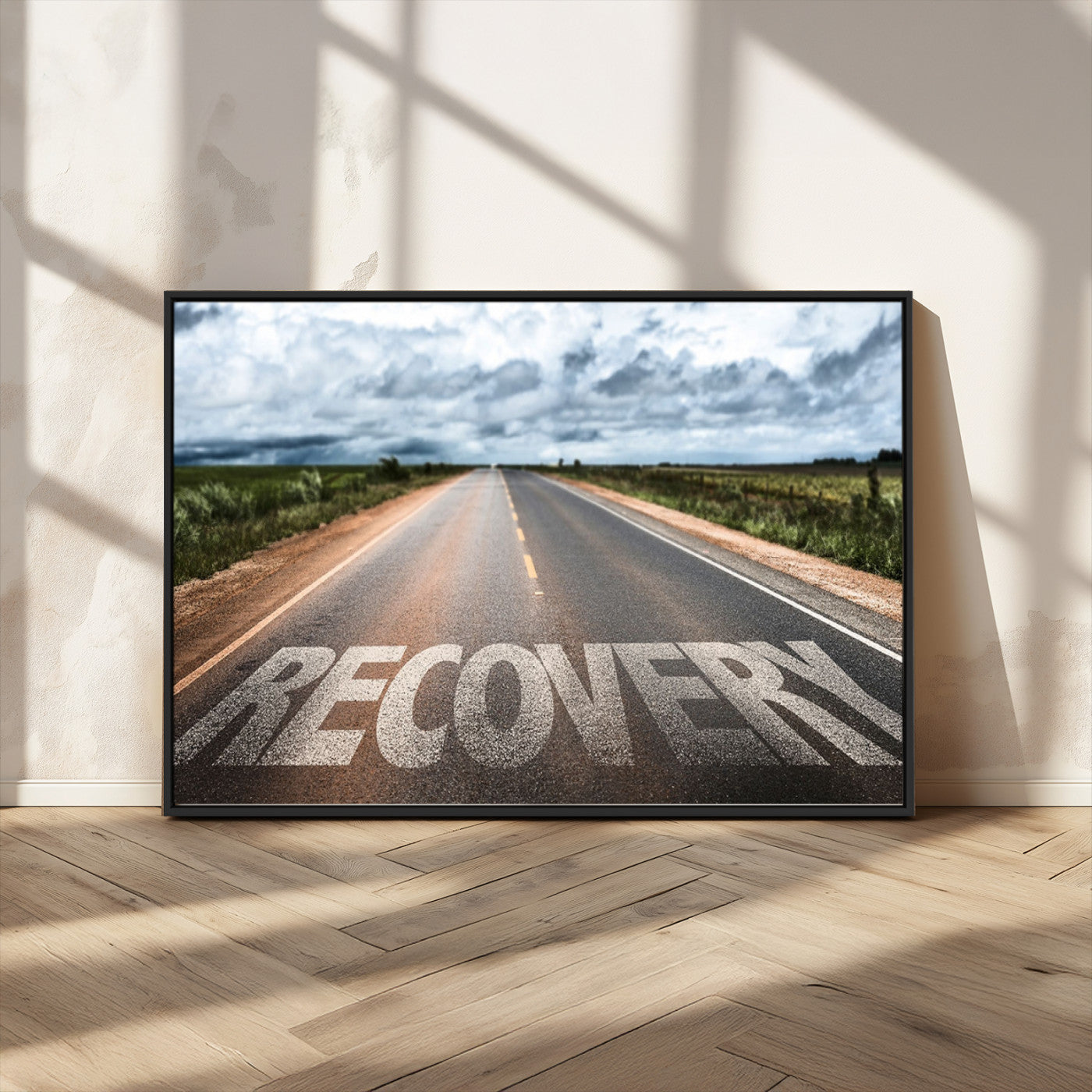 MGV-FC-36X24 - Recovery Road Wall Art Canvas Print