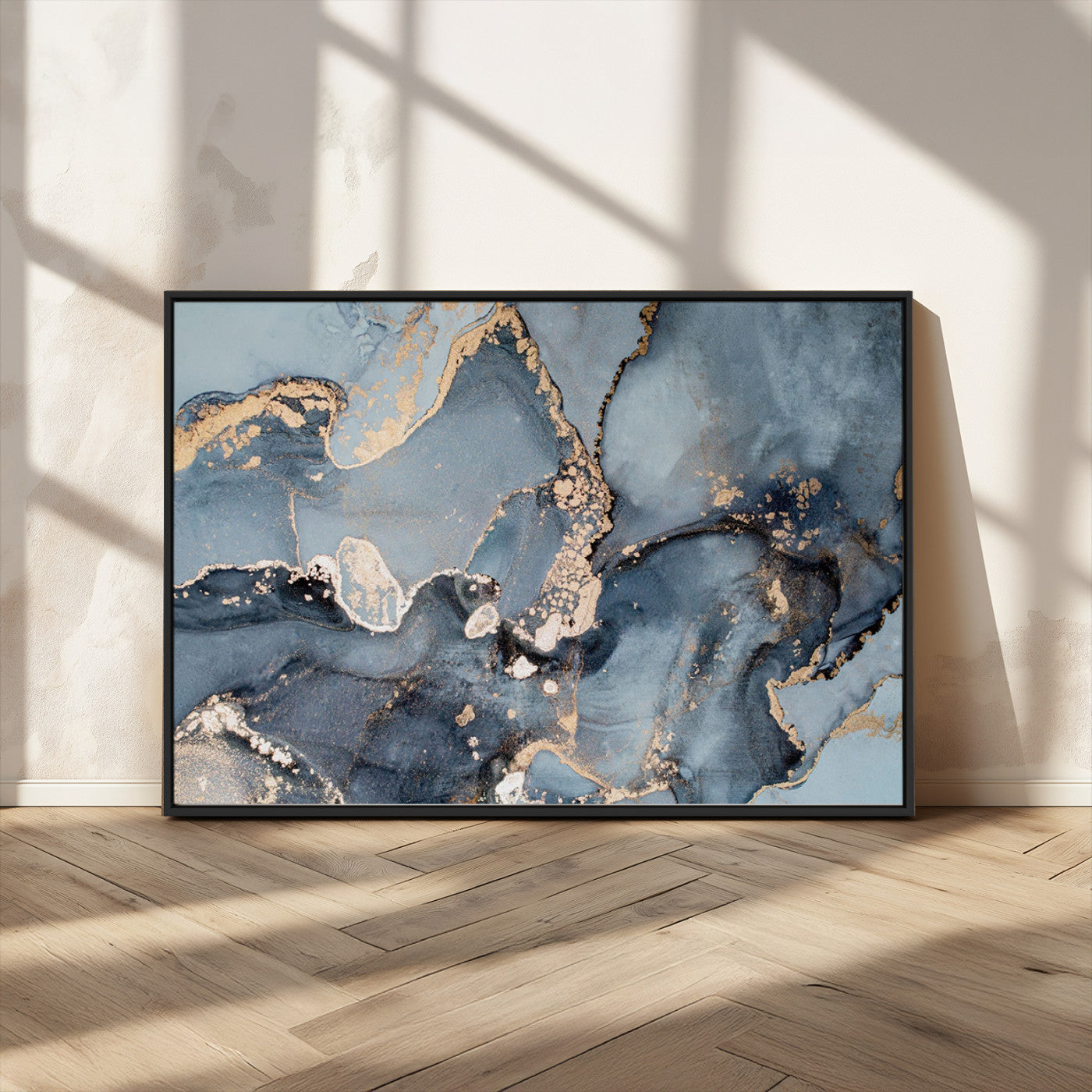 MGV-FC-36X24 - Multipanel Marble Fluid Effect Wall Art Abstract Canvas Wall Art Print