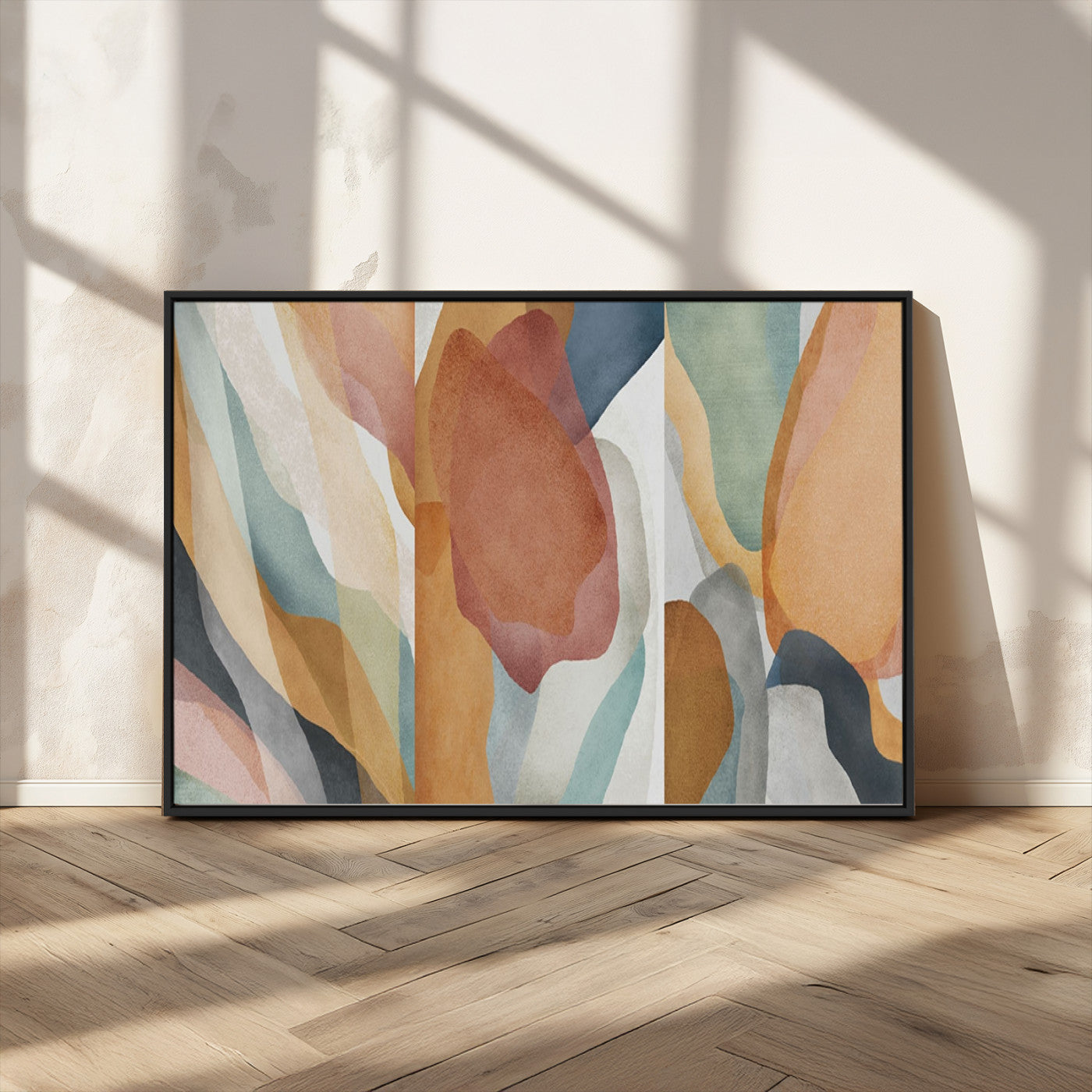 MGV-FC-36X24 - Boho Wall Art Canvas Print Set, Watercolor Boho Wall Art Canvas