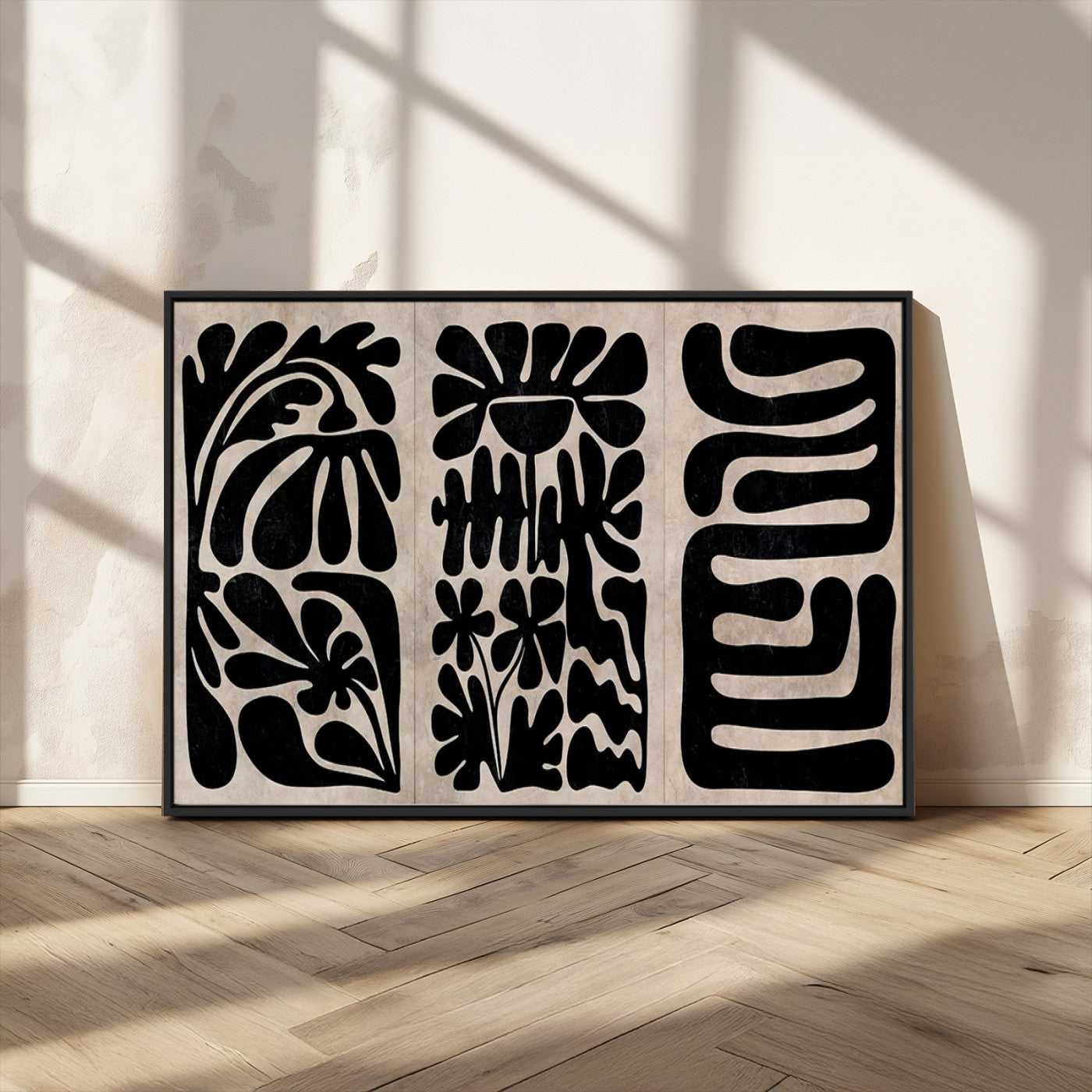 MGV-FC-36X24 - Canvas Print Wall Art Abstract Art Boho, Framed Boho Art Canvas Print