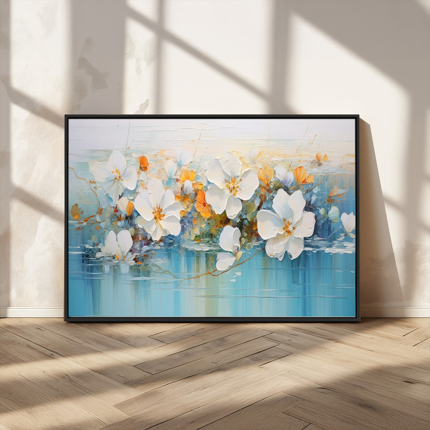 MGV-FC-36X24 - Abstract Flower Wall Art Canvas Print