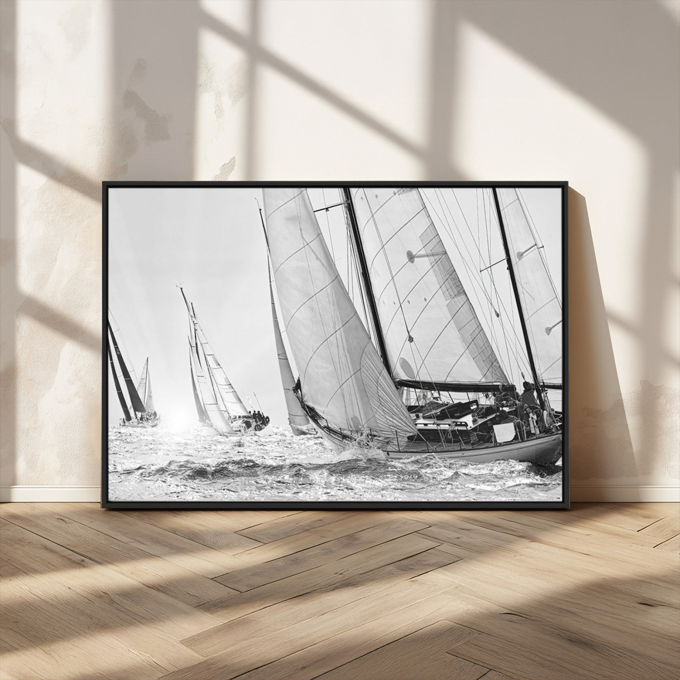 MGV-FC-36X24 - Yacht Sailboat Regatta Canvas Wall Art Canvas Print