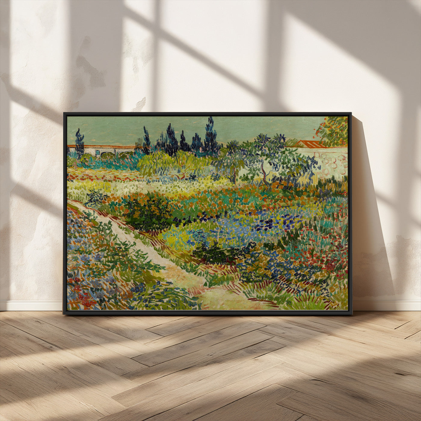 MGV-FC-36X24 - Vincent van Gogh Garden at Arles Wall Art Canvas Print