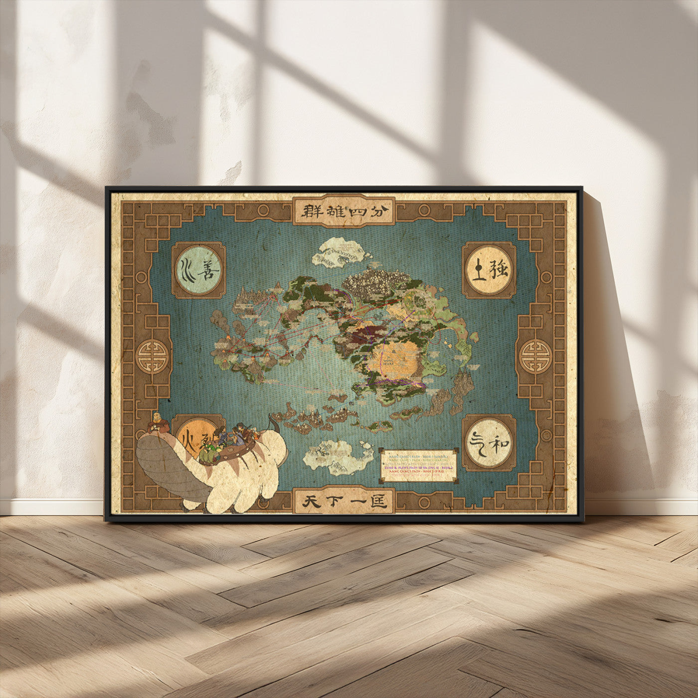 MGV-FC-36X24 - Push Pin World Map Canvas Print – Framed Wall Art for Couples to Track Their Travels – Anniversary