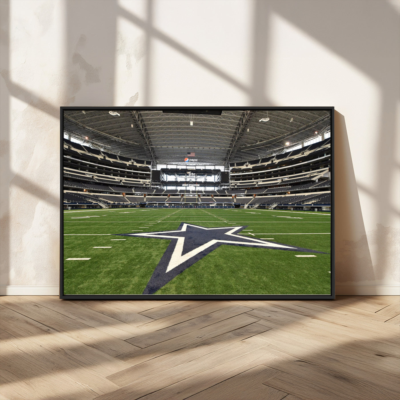 MGV-FC-36X24 - Dallas Cowboys Football Team Print - Arlington AT&T Stadium Wall Art Canvas Print