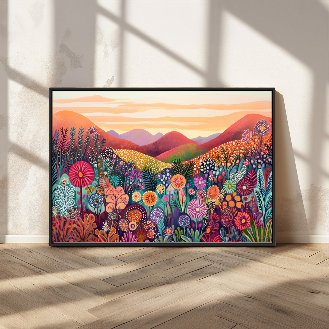MGV-FC-36X24 - Yayoi Kusama 1986 Wall Art Print – Yayoi Kusama Wabi Sabi Japanese Wall Art Print - Vibrant Abstract