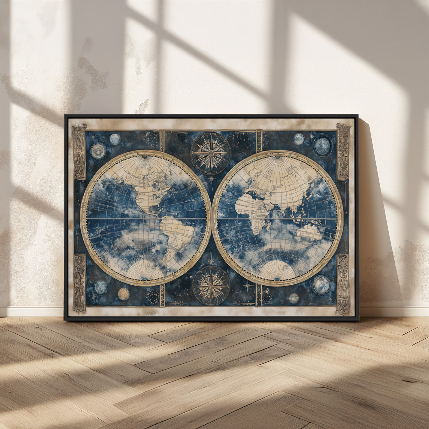 MGV-FC-36X24 - World Map Canvas Print