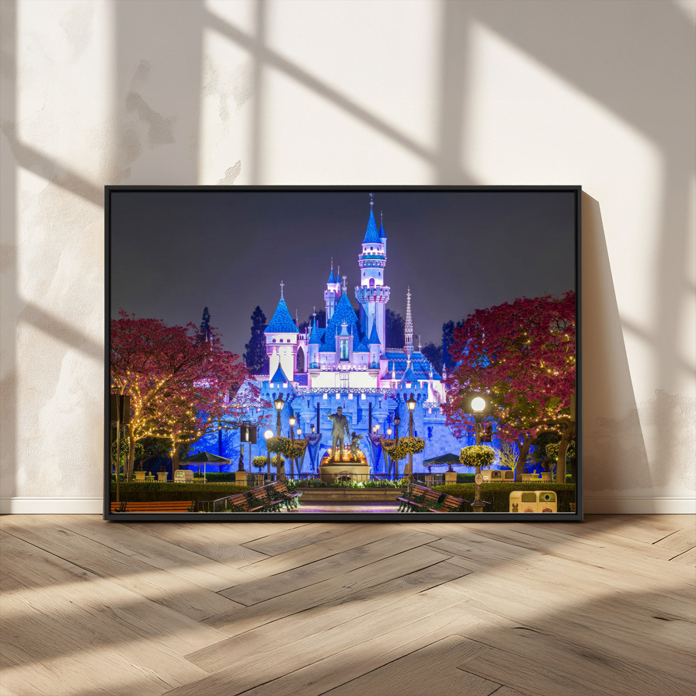 66710-MGV-CV-36X24-Large Disney Castle Wall Art Canvas Print - Magic Kingdom Kids Room Decoration Disney World