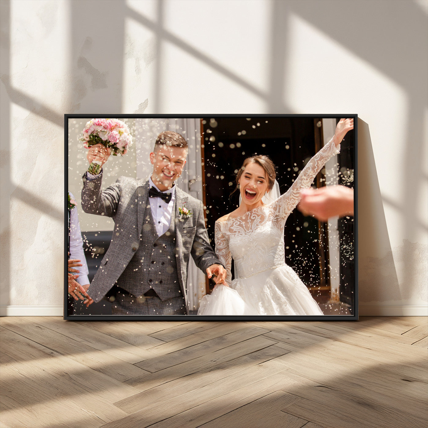 Framed Create Your Canvas Print - Personalized Wall Art for Home Decor Wall Art Print, Create Your Own Photo Canvas Print