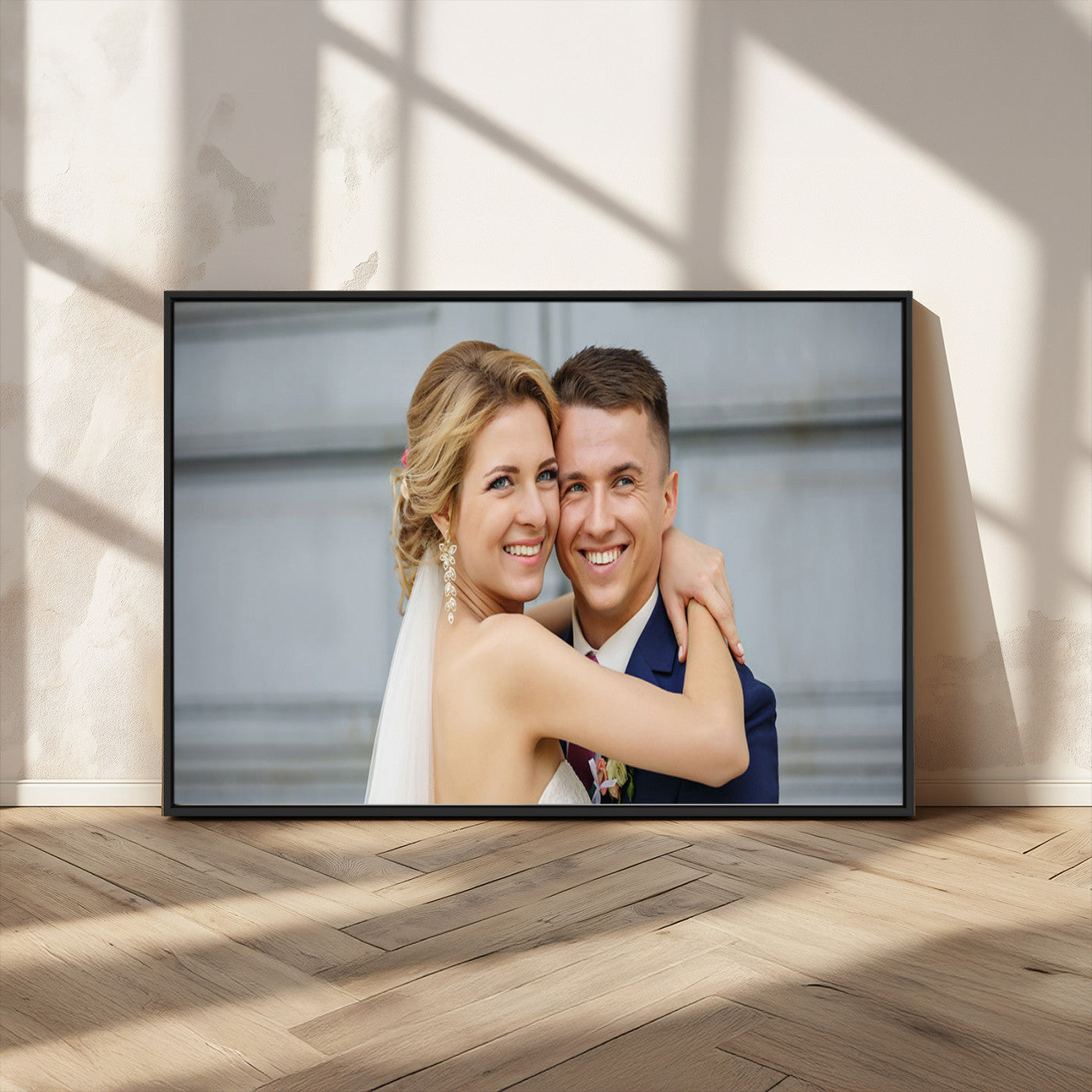MGV-FC-36X24 - Create Your Own Photo Framed Canvas Print - Custom Personalized Wall Art Print for Gift