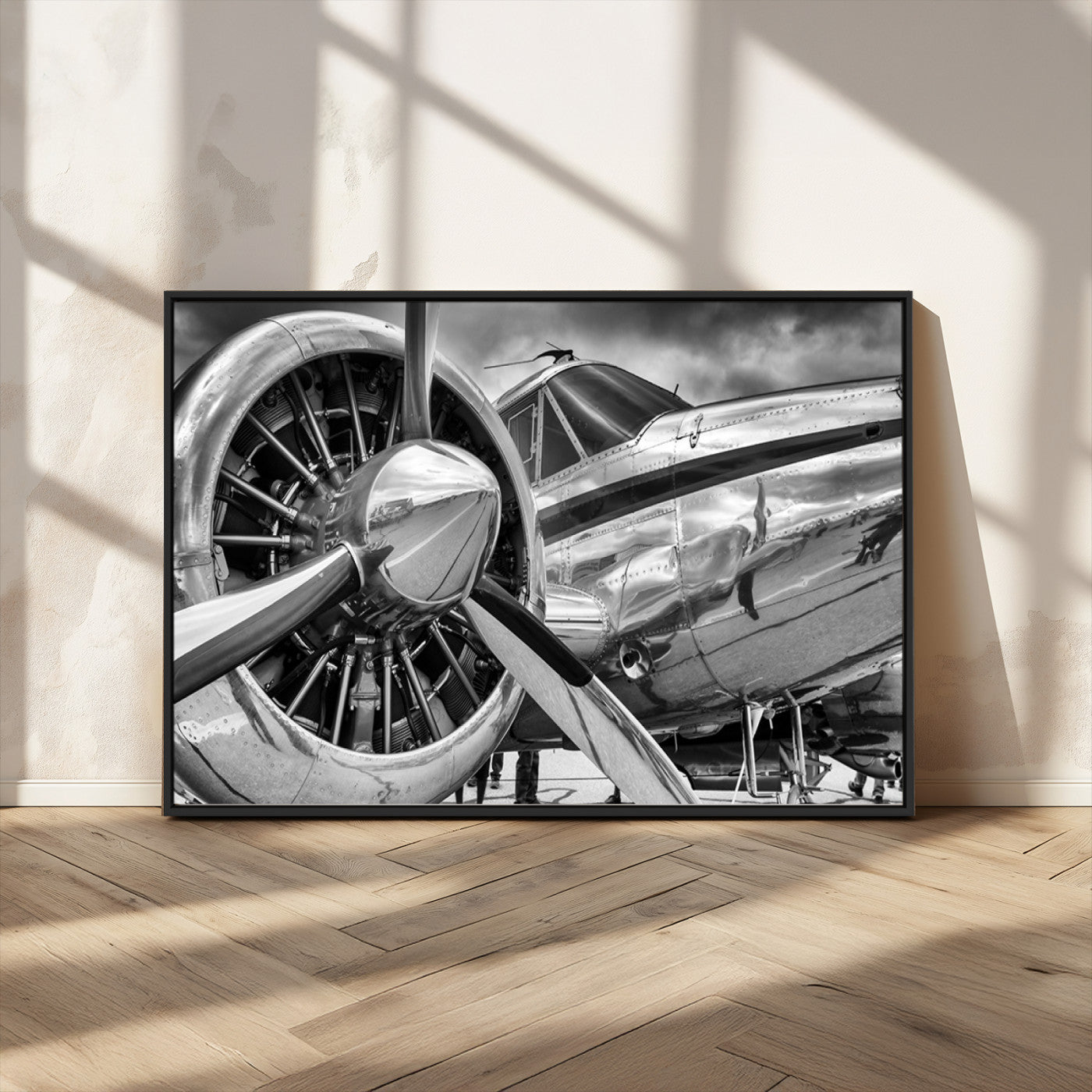 MGV-FC-36X24 - Vintage Antique Airplane Wall Art Canvas Print
