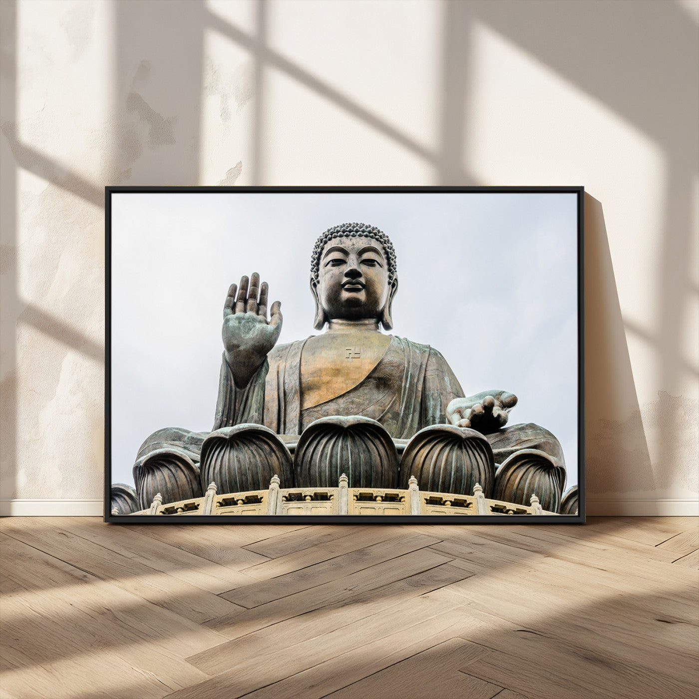 MGV-FC-36X24 - Buddha Statue Wall Art Canvas Print