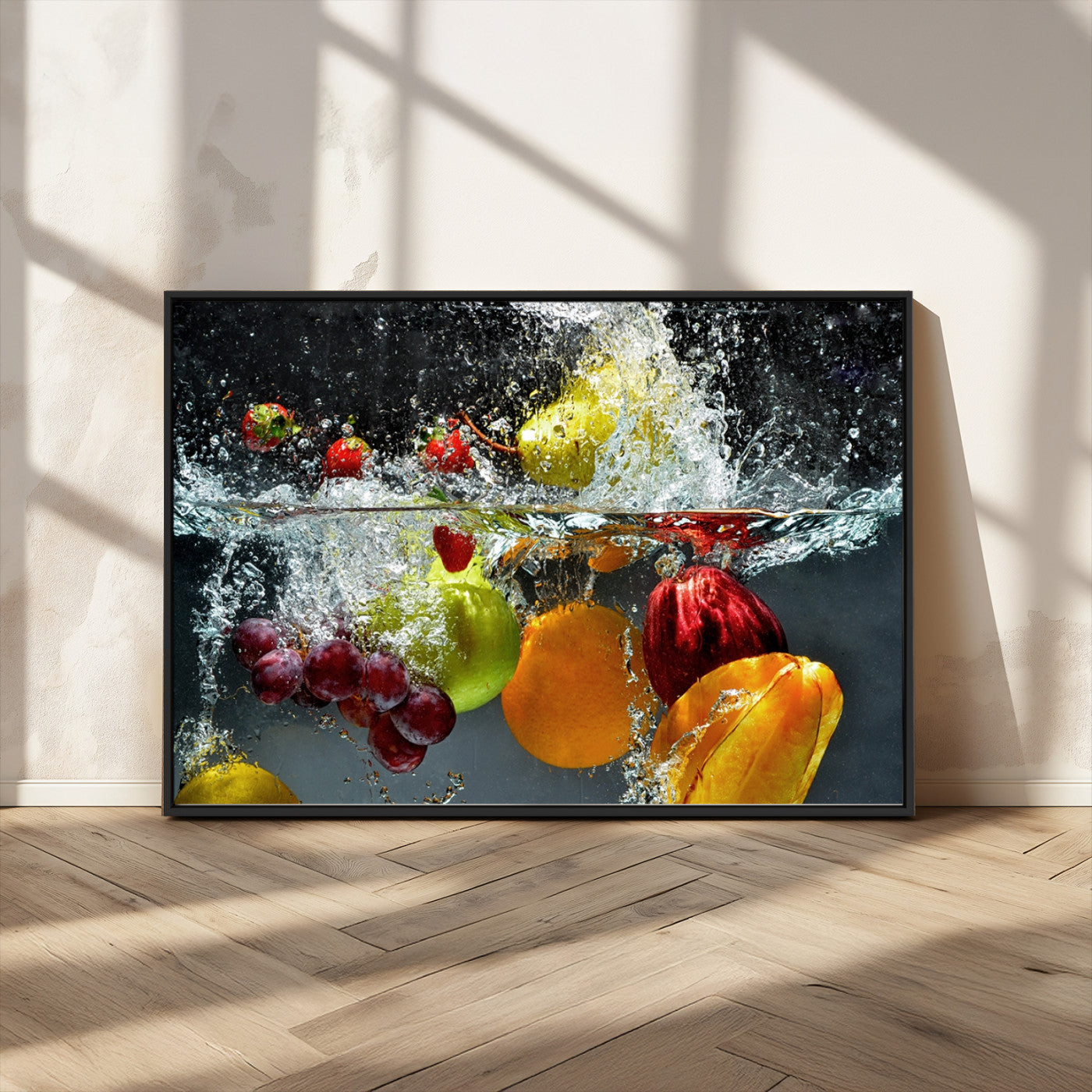 MGV-FC-36X24 - Kithen Vegetables World Wall Art Canvas Print