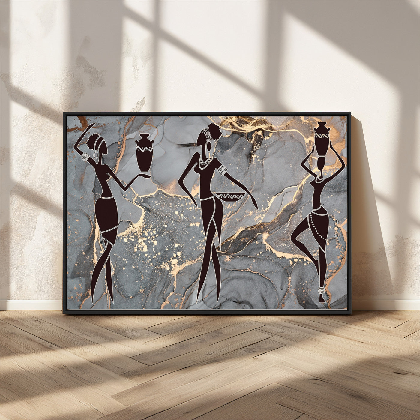 MGV-FC-36X24 - Abstract African Womens Art Canvas Print