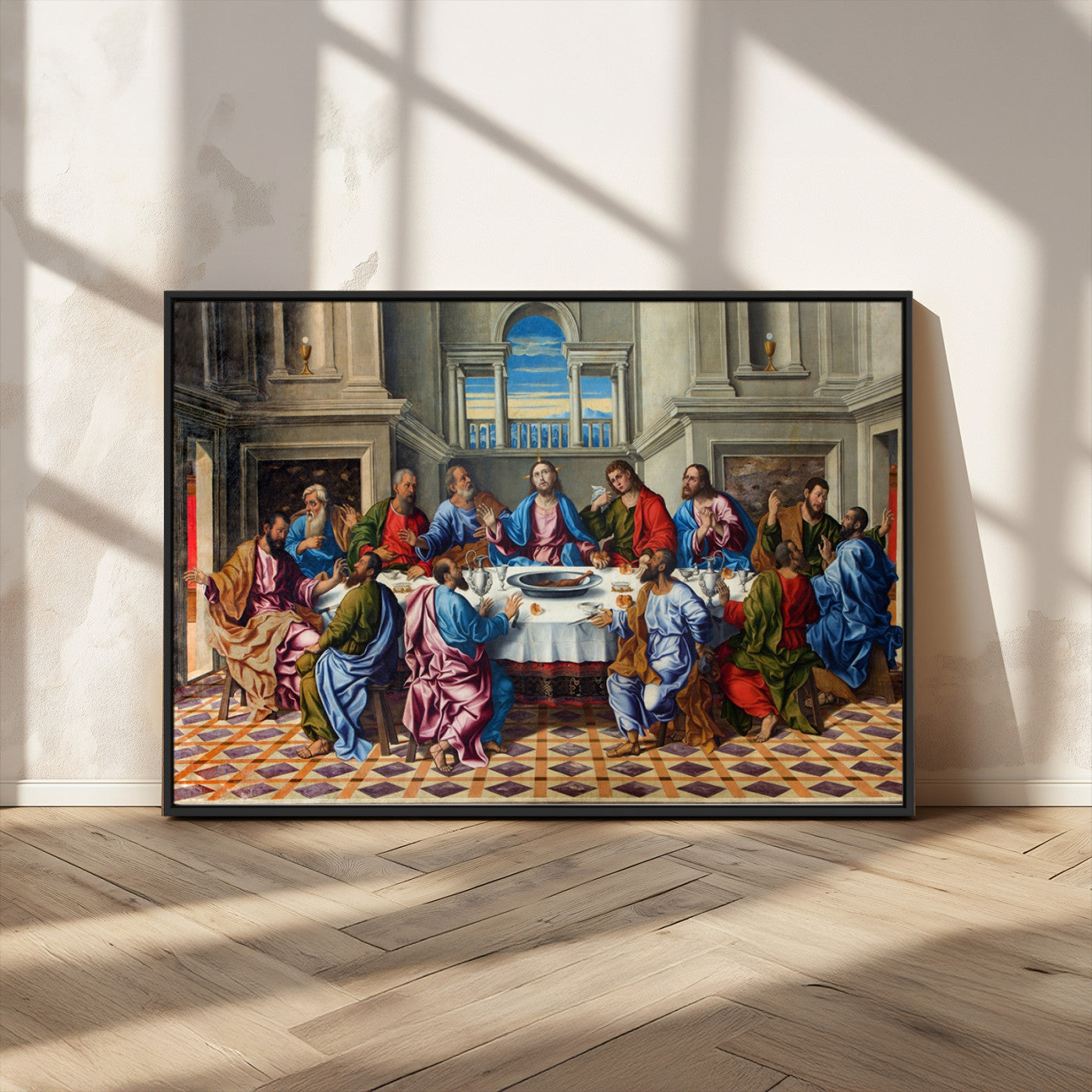 MGV-FC-36X24 - The Last Supper Multi Panel Canvas Wall Art