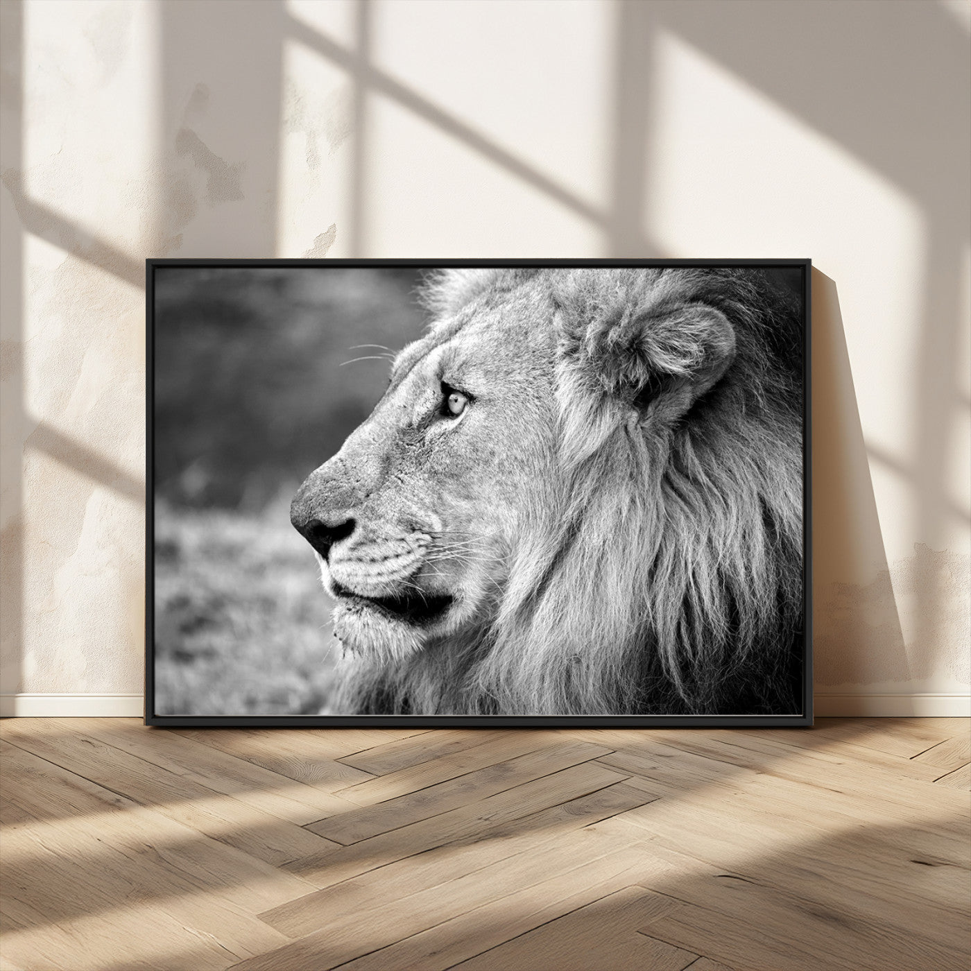 MGV-FC-36X24 - African Lion Wall Art Canvas Print