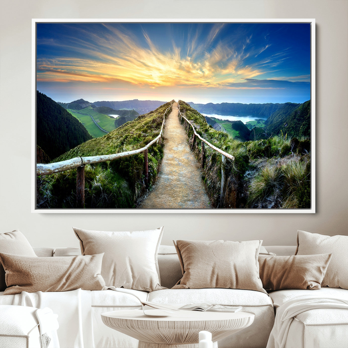 58887-MGV-CV-36X24-Mountain Landscape Wall Art Canvas Print