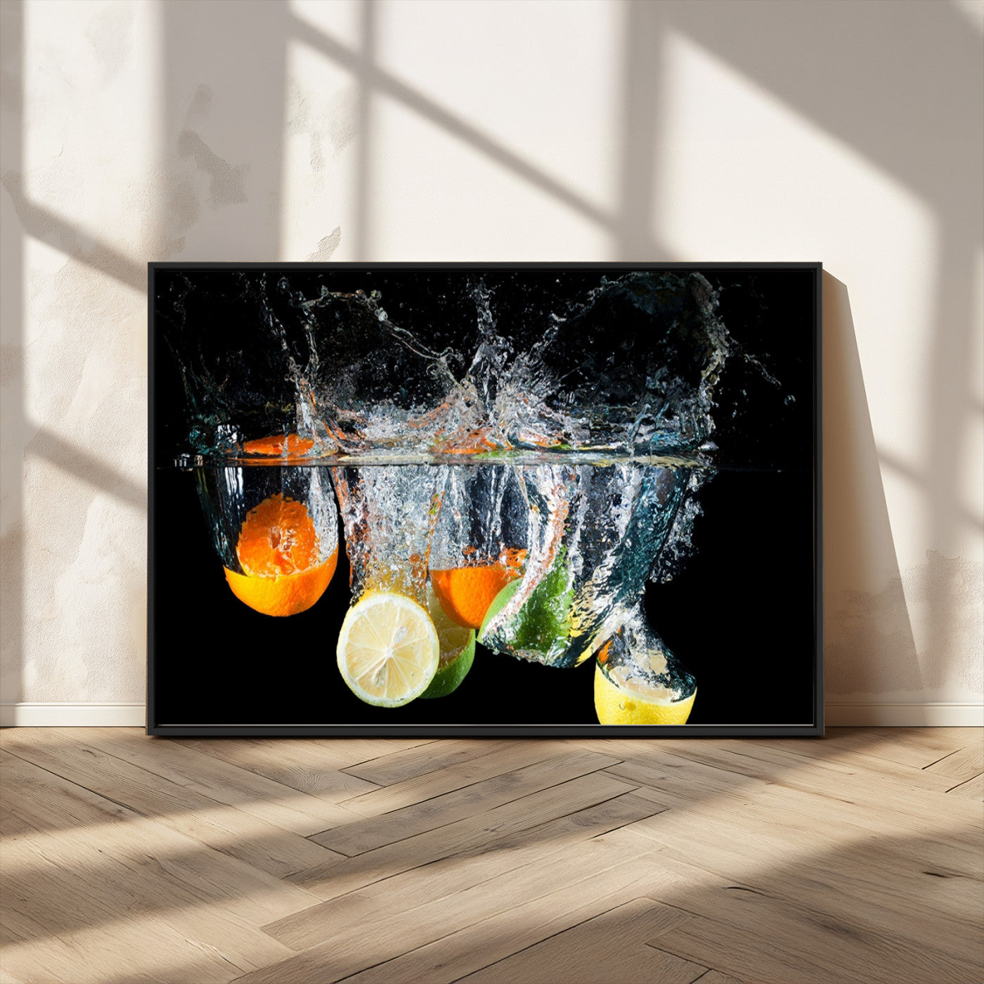 MGV-FC-36X24 - Kitchen Wall Art, Kitchen Fruits Art Canvas Print