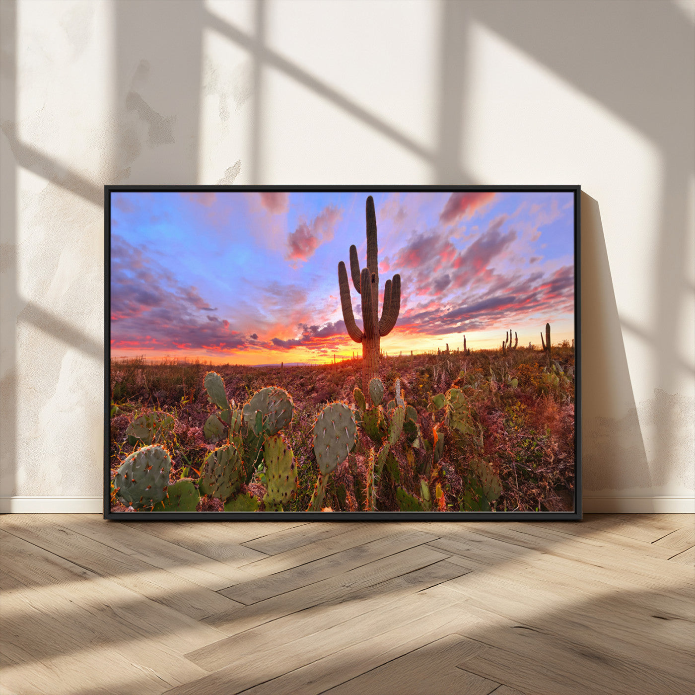 MGV-FC-36X24 - Arizona Desert Sunset Wall Art Canvas Print