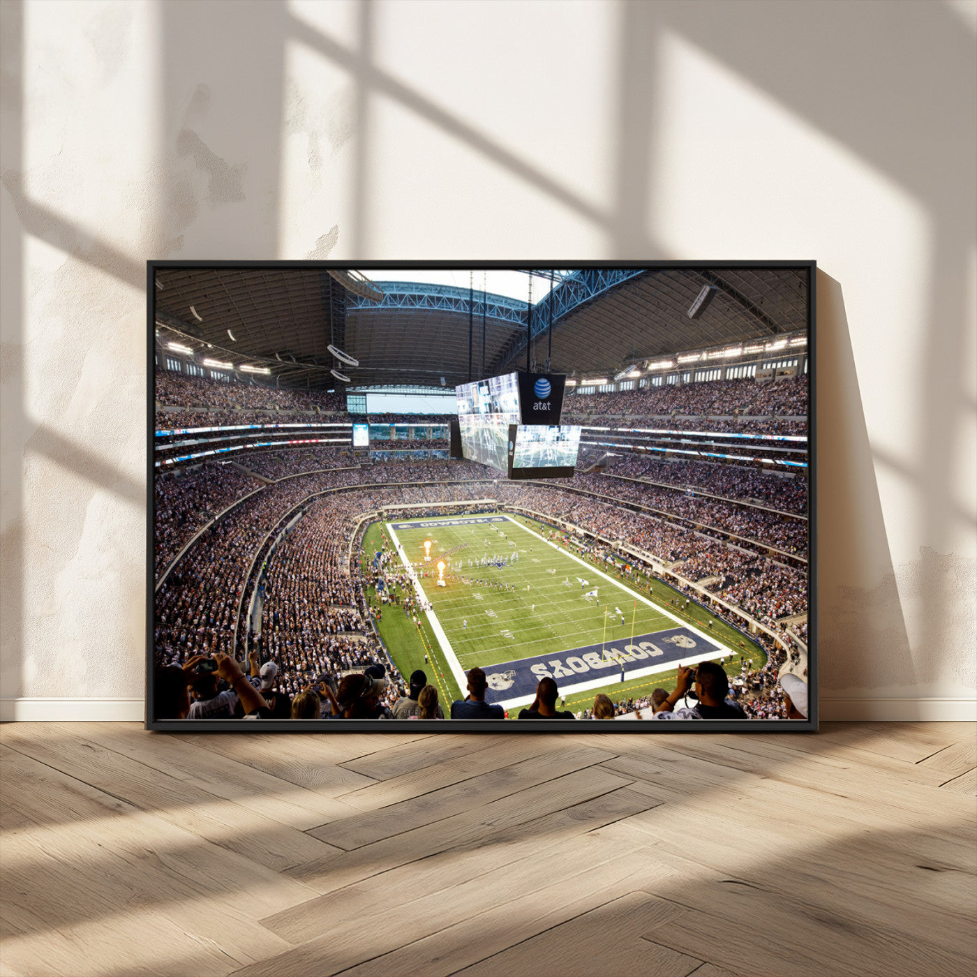 MGV-FC-36X24 - Dallas Cowboys Football Team Print - Arlington AT&T Stadium Wall Art Canvas Print