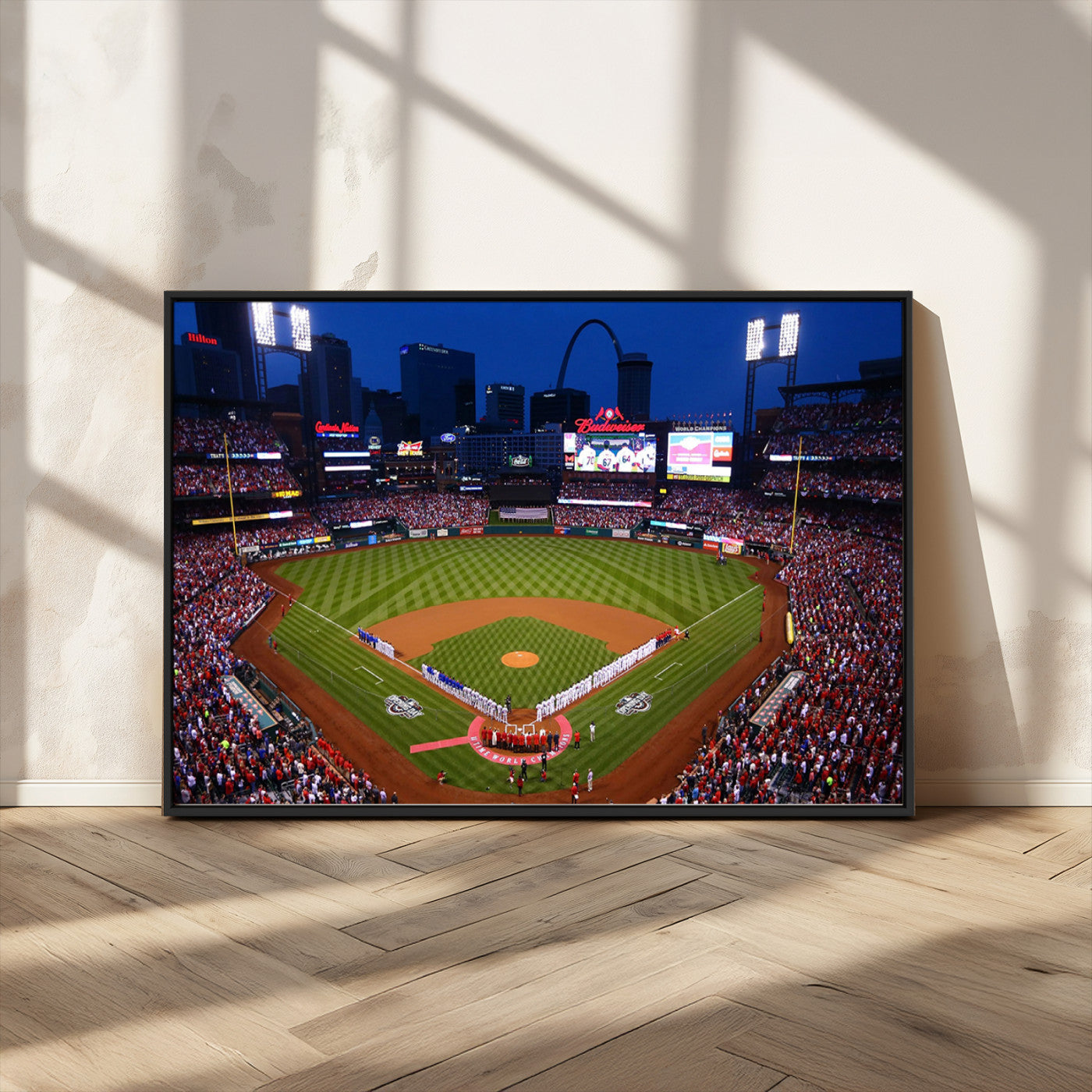 MGV-FC-36X24 - St. Louis Cardinals Baseball Team Print - Busch Stadium Wall Art Canvas Print