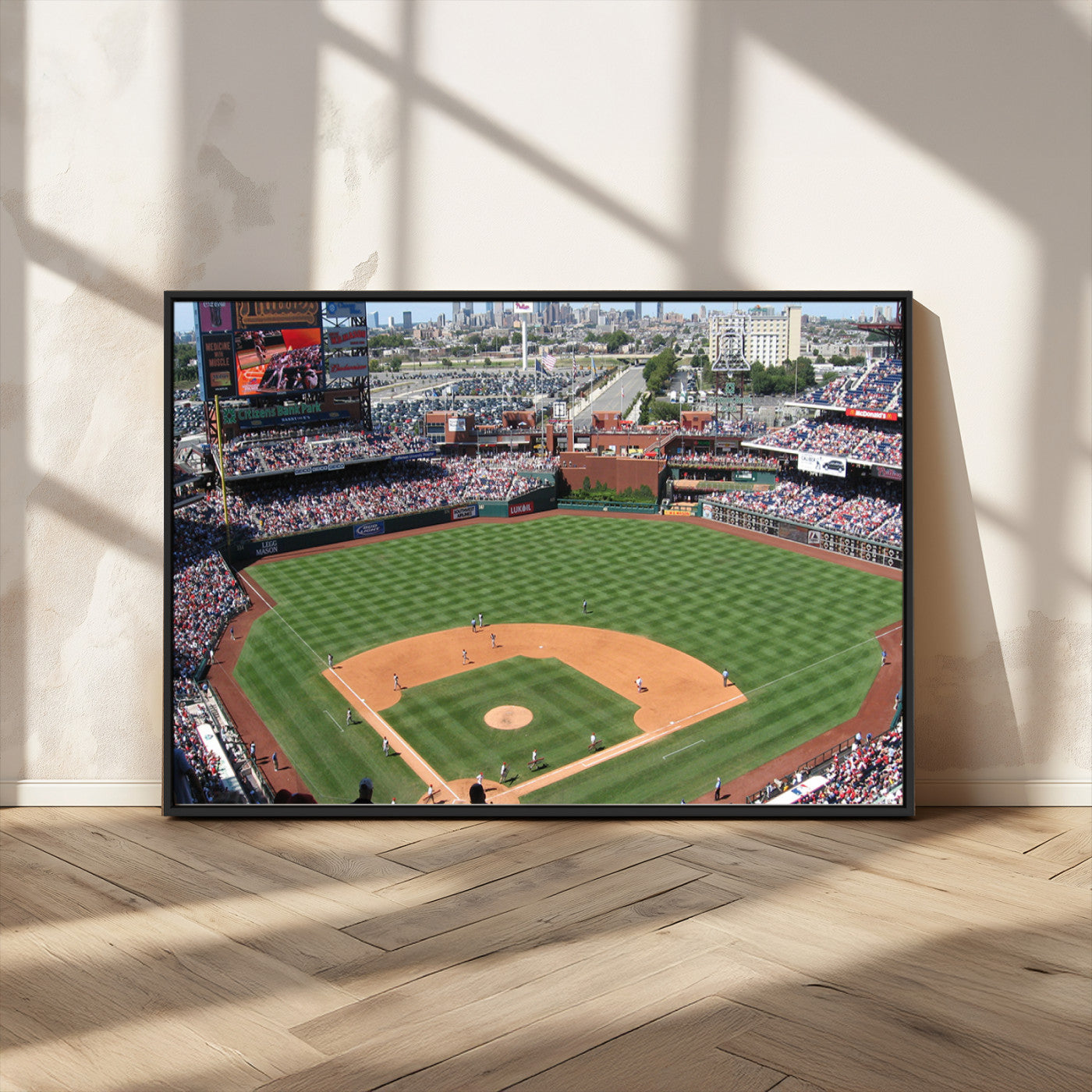 MGV-FC-36X24 - Philadelphia Phillies Baseball Team Print - Philadelphia Citizens Bank Park Stadium Wall Art Canvas