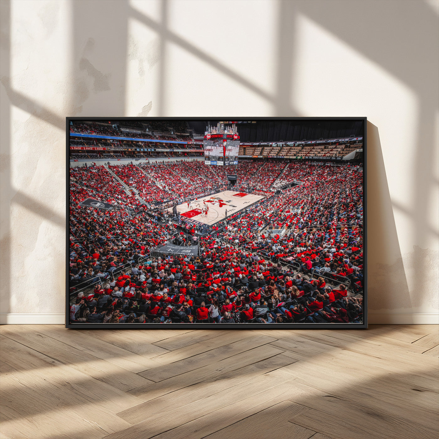 MGV-FC-36X24 - Louisville Cardinals Basketball Print Canvas - Louisville KFC Yum Center Arena Wall Art Canvas Print