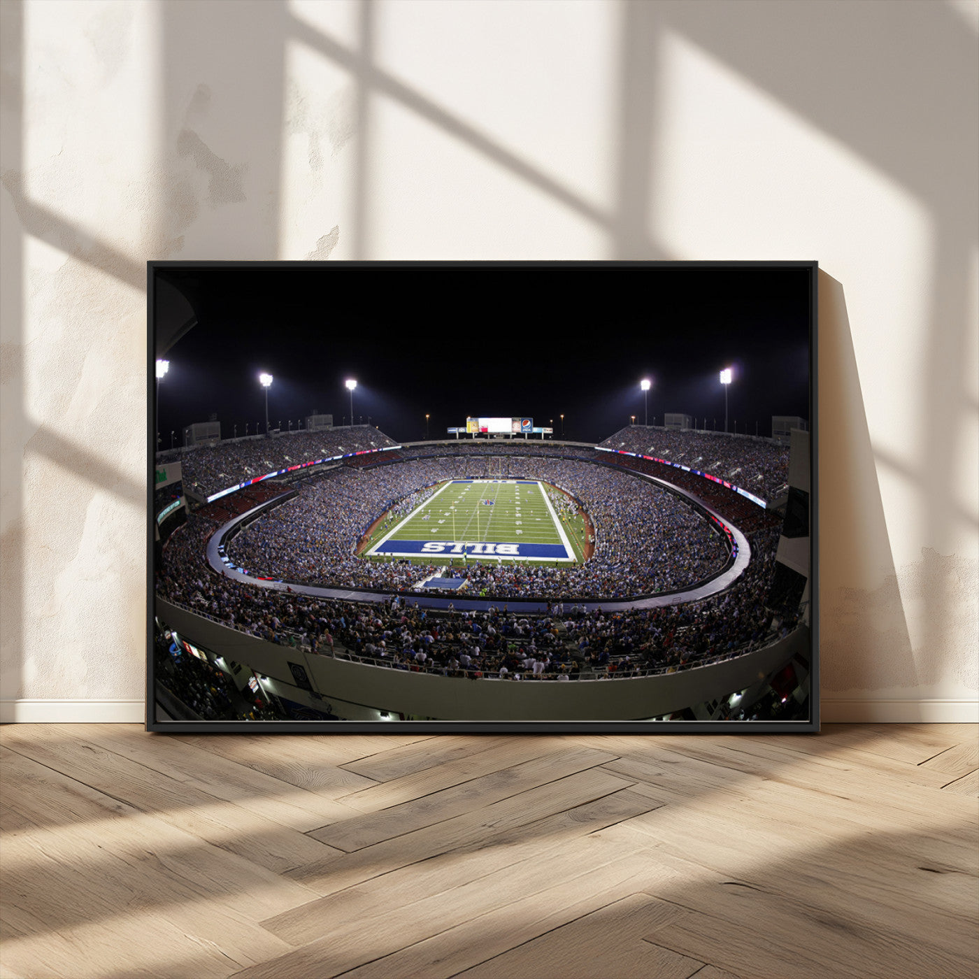 MGV-FC-36X24 - Buffalo Bills NFL Football Team Print - Buffalo Highmark Stadium Wall Art Canvas Print