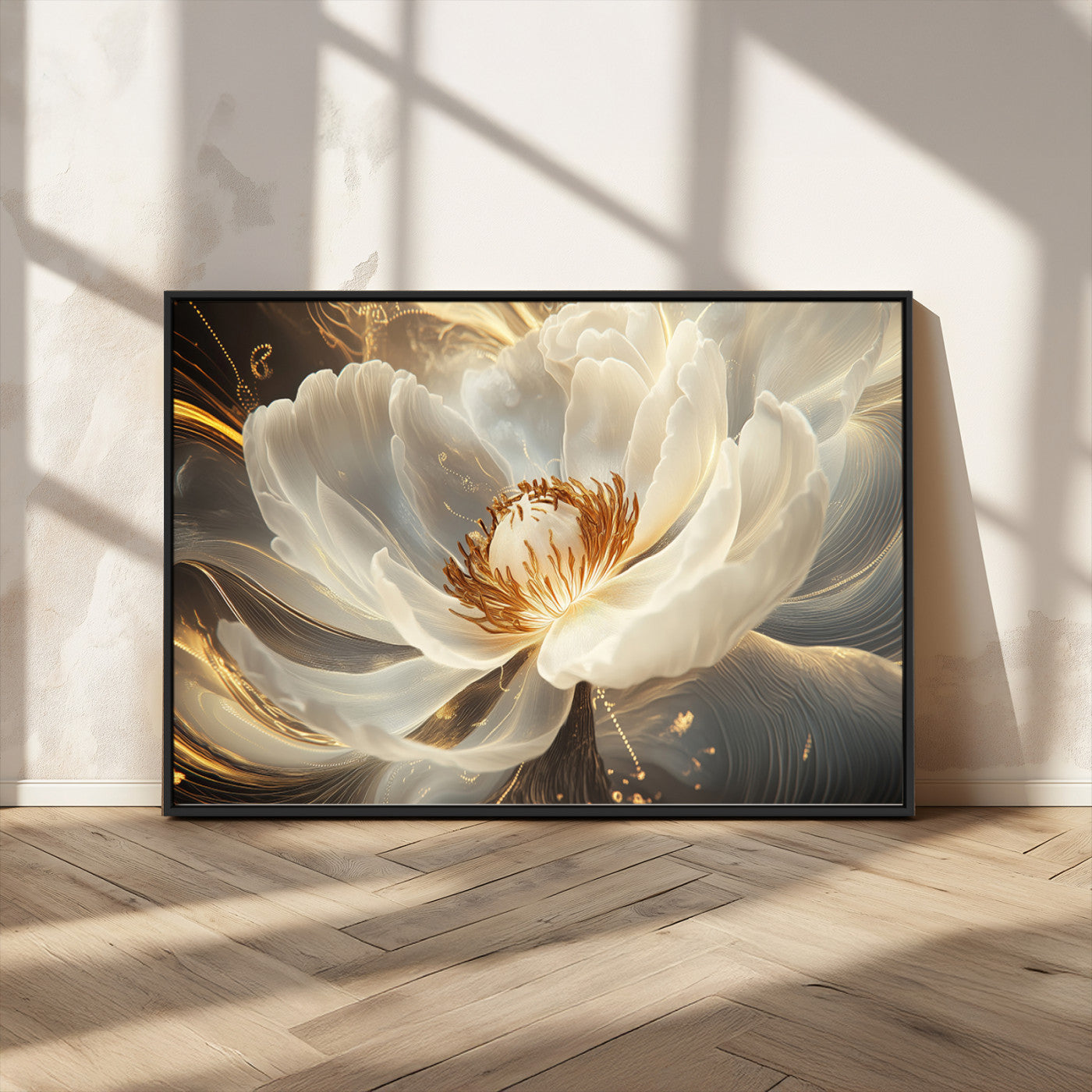 MGV-FC-36X24 - Abstract Floral Wall Art Canvas Print