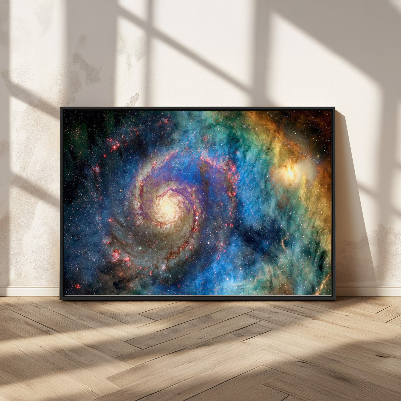 MGV-FC-36X24 - Spiral Galaxy Wall Art Canvas Print