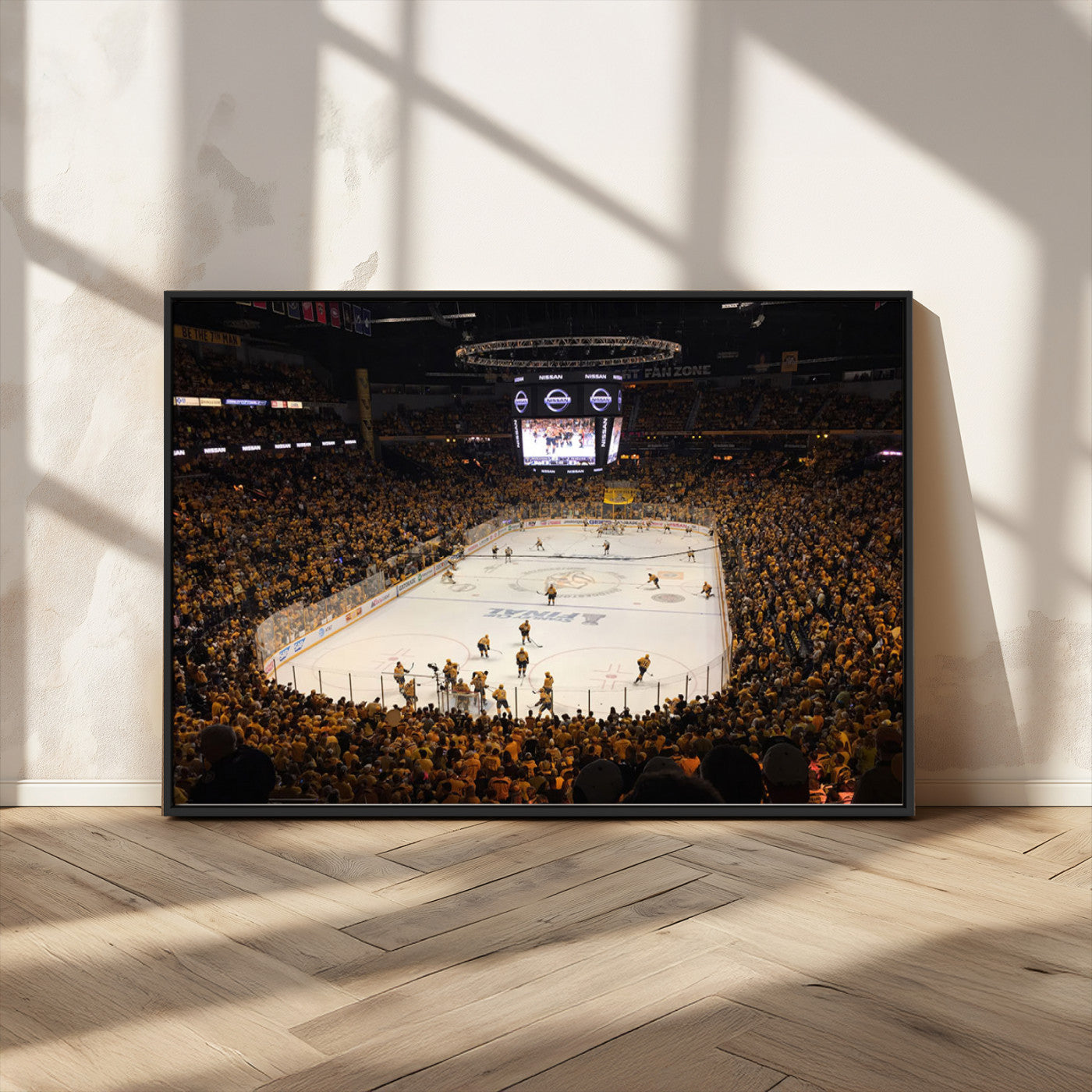 MGV-FC-36X24 - Bridgestone Arena - Nashville Predators Hockey Team Print - Nashville Wall Art Canvas Print