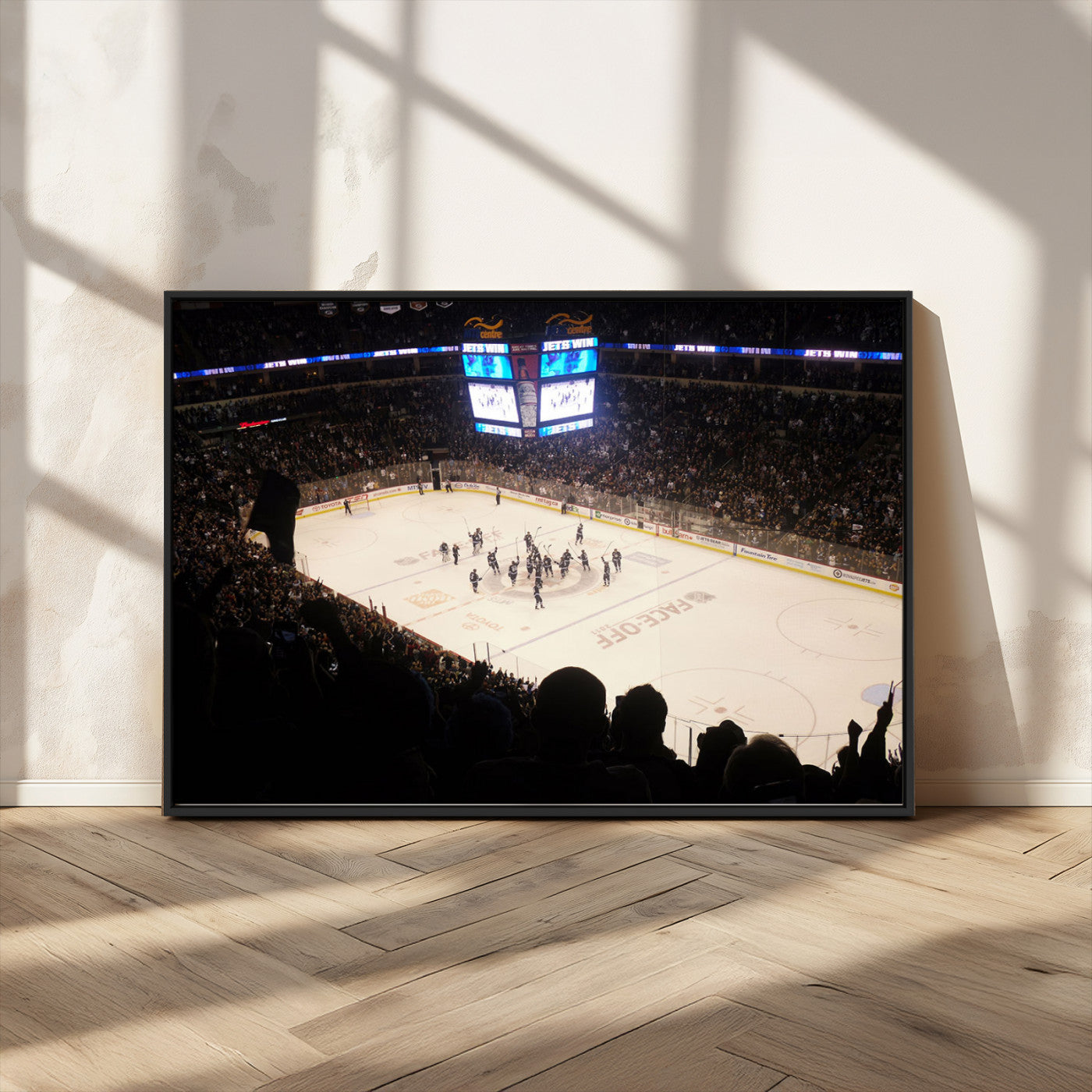 MGV-FC-36X24 - Canada Life Centre Wall Art | Winnipeg Jets Hockey Team Print Canvas | Ready to Hang | Winnipeg Wall