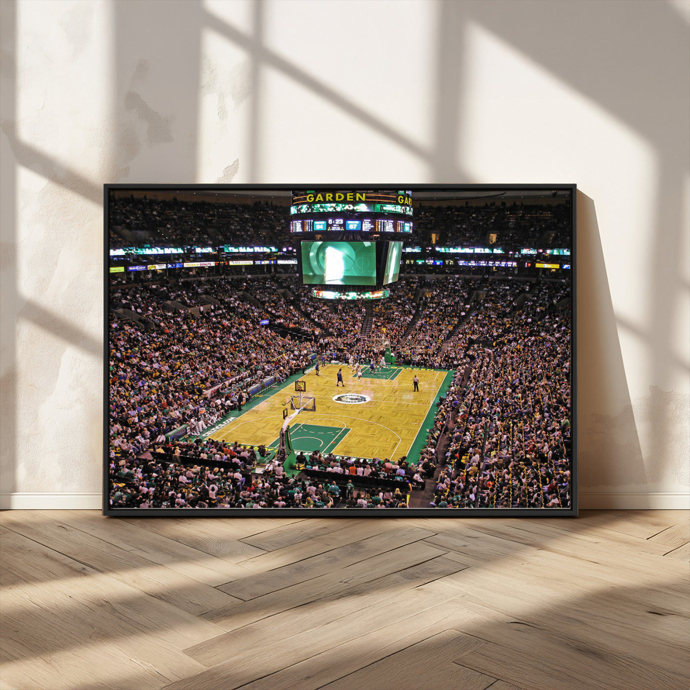 MGV-FC-36X24 - Celtics Game Versus The Timberwolves | Baseball Stadium Wall Art | Canvas Print | Ready to Hang