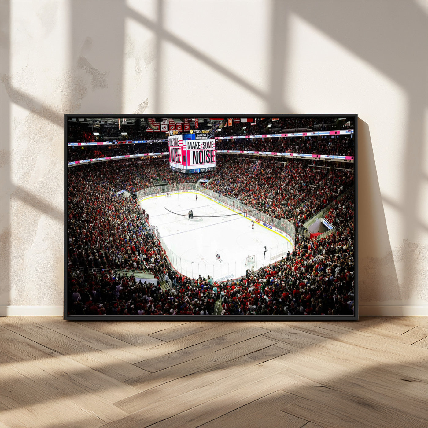 MGV-FC-36X24 - PNC Arena Raleigh North Carolina Hurricanes Hockey Stadium Wall Art Canvas, North Carolina